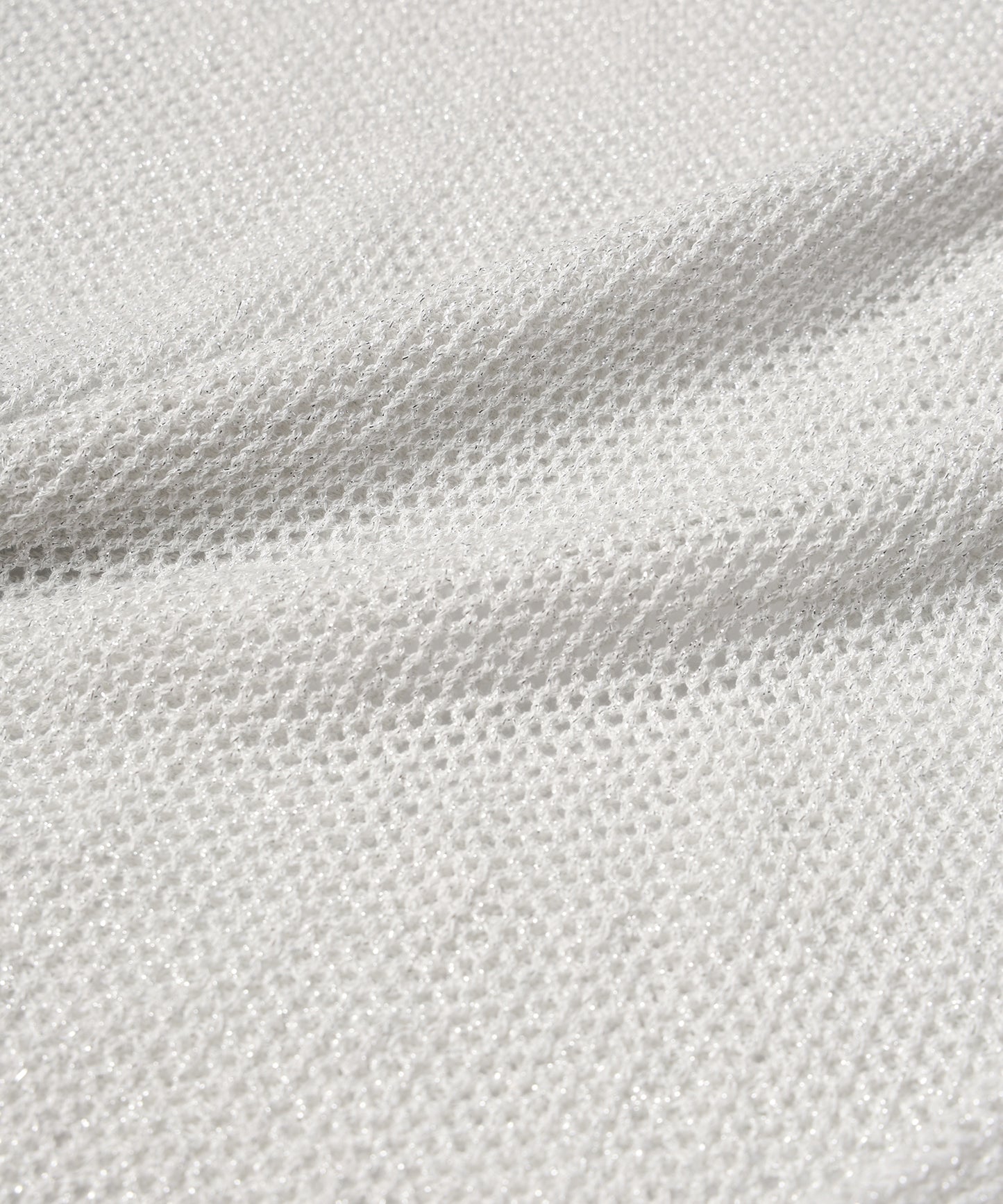 MESH LAME PULLOVER KNIT
