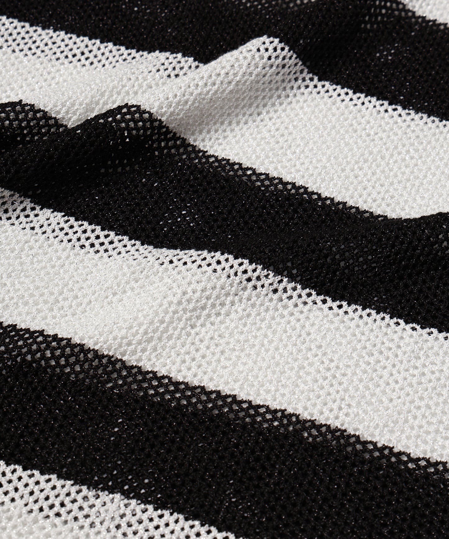MESH LAME PULLOVER KNIT