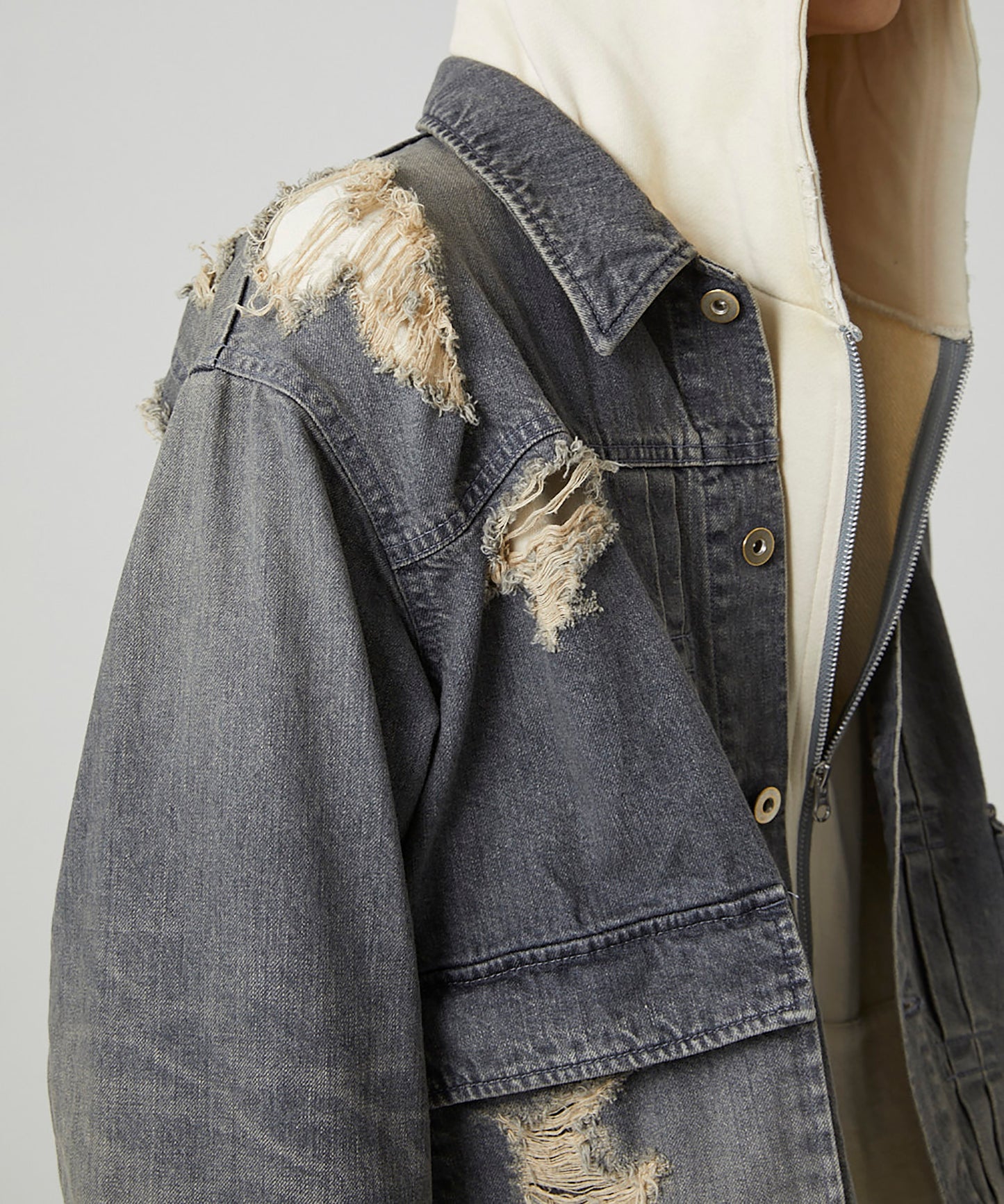 BORO DENIM BLOUSON