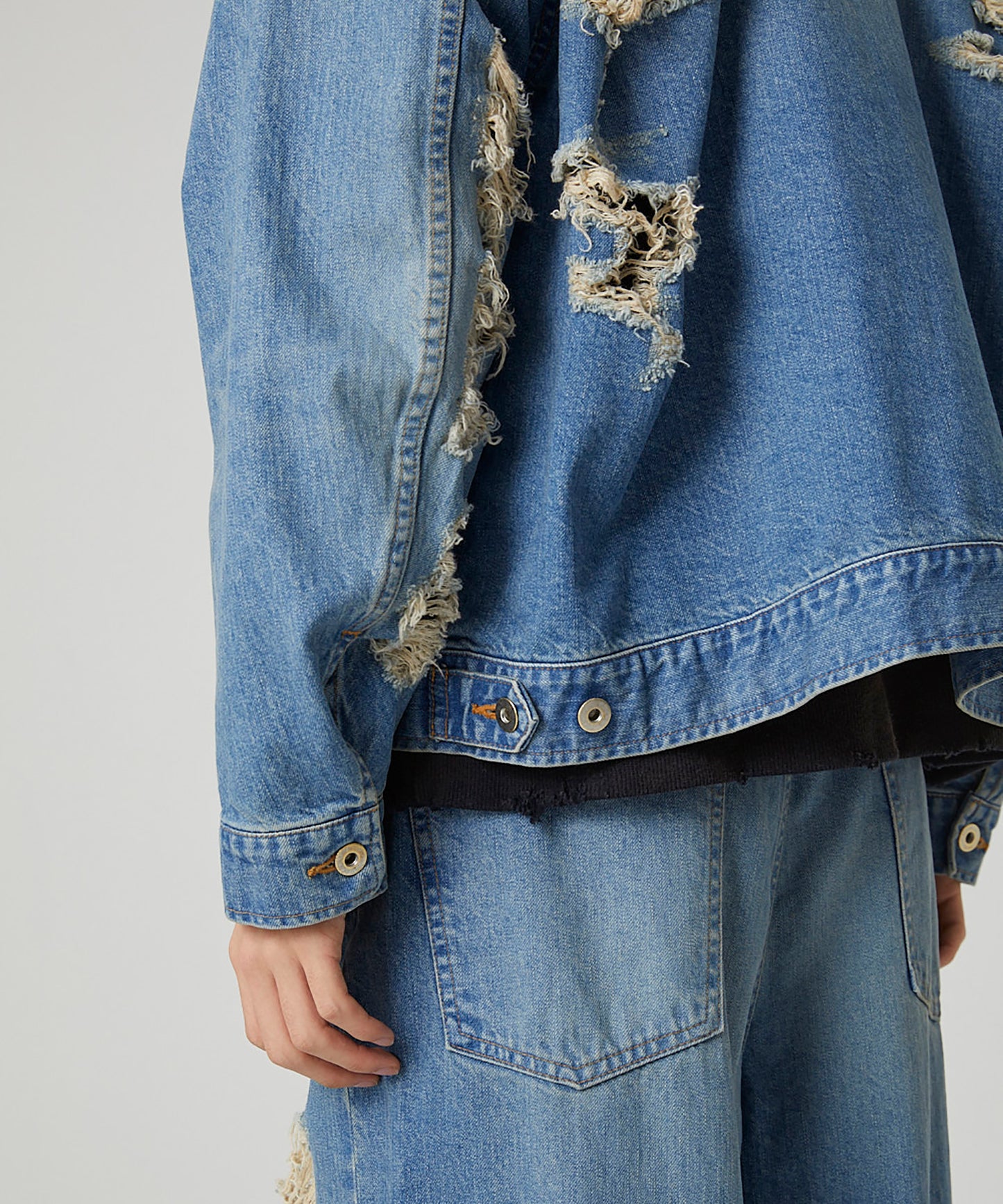BORO DENIM BLOUSON