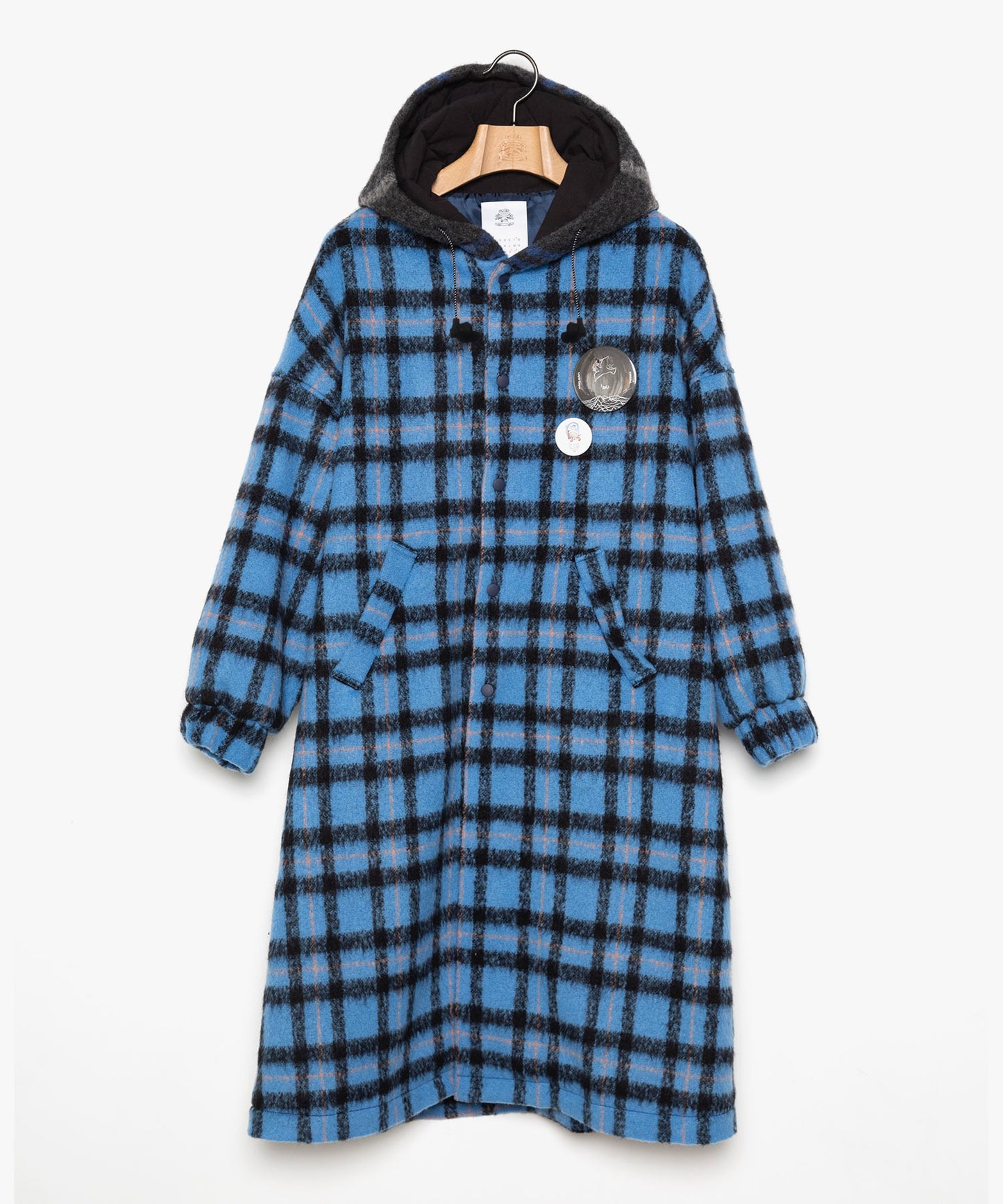 Wool Shaggy Coach Coat