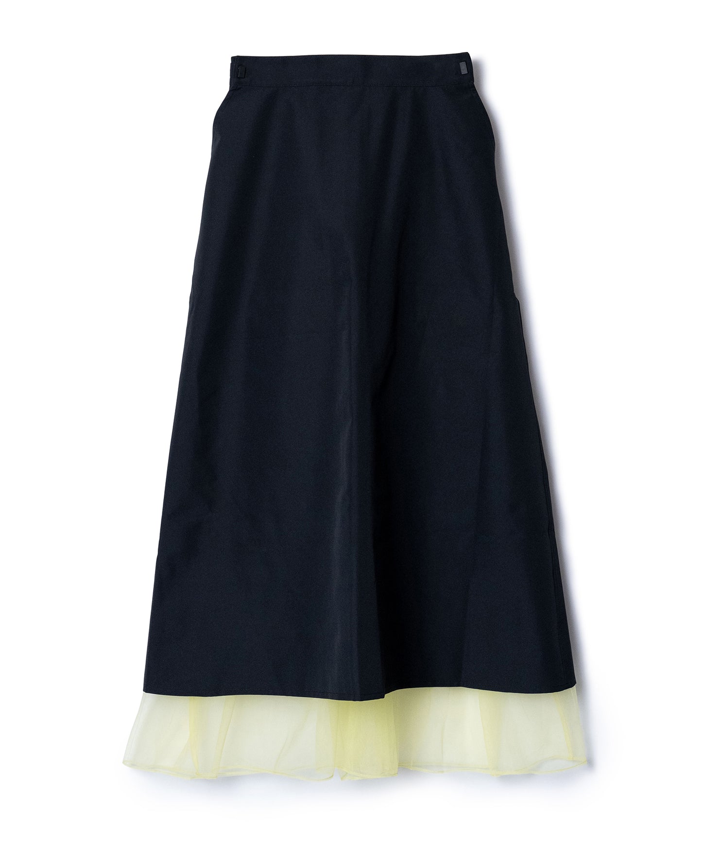 TULLE LAYERED NYLON SKIRT