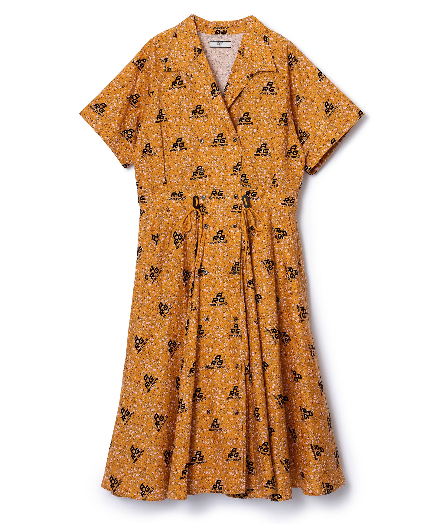 FLOCKED PRINT ONE-PIECE