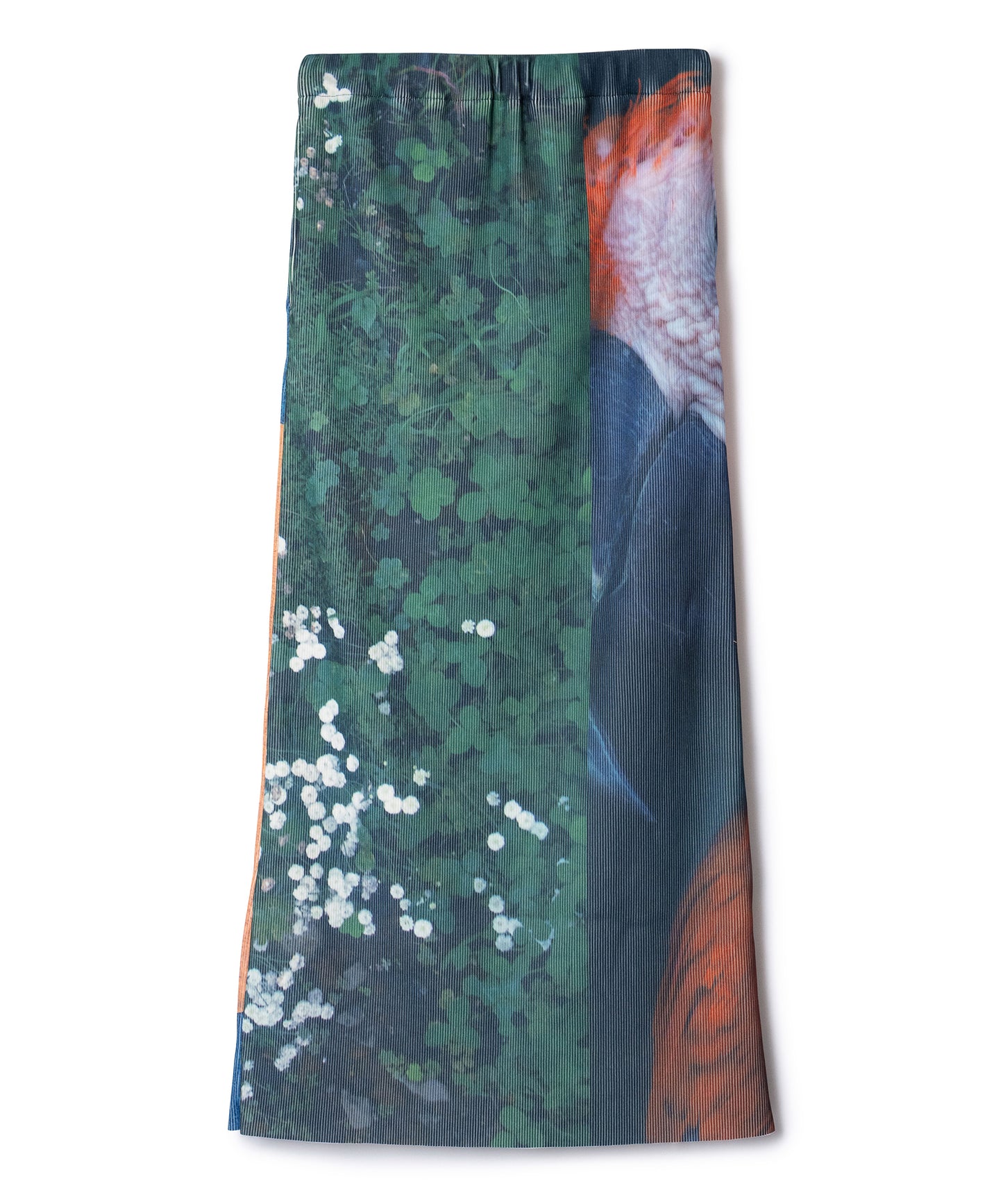 PRINT RIB TIGHT SKIRT