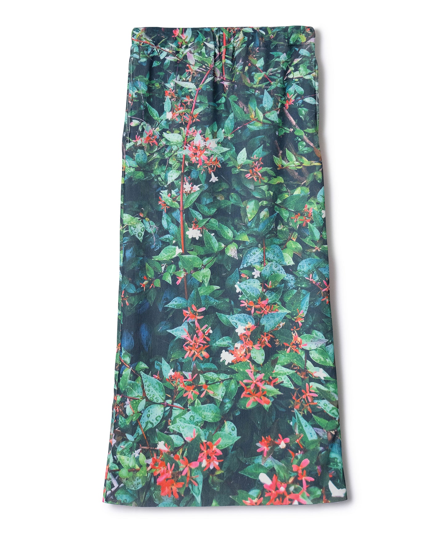 PRINT RIB TIGHT SKIRT