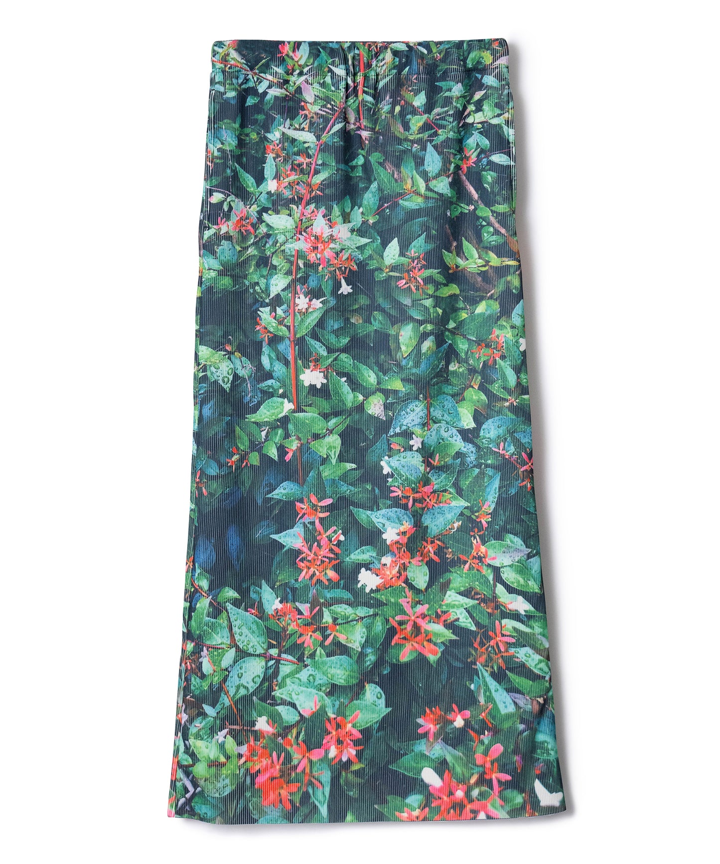 PRINT RIB TIGHT SKIRT
