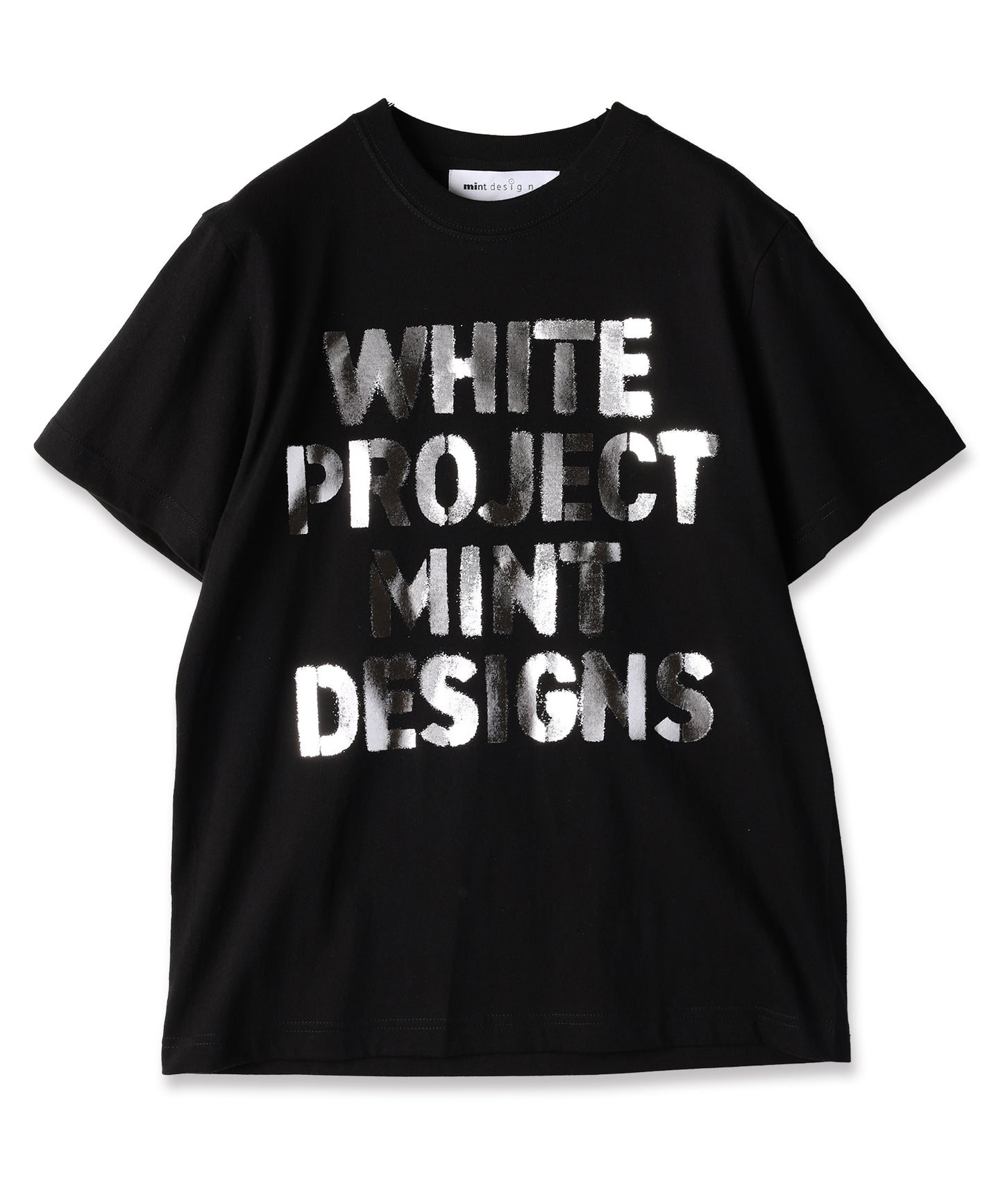 WHITE PROJECT"STENCIL PRINT T-SHIRT / ホワイトプロジェクトステンシルプリントTシャツ