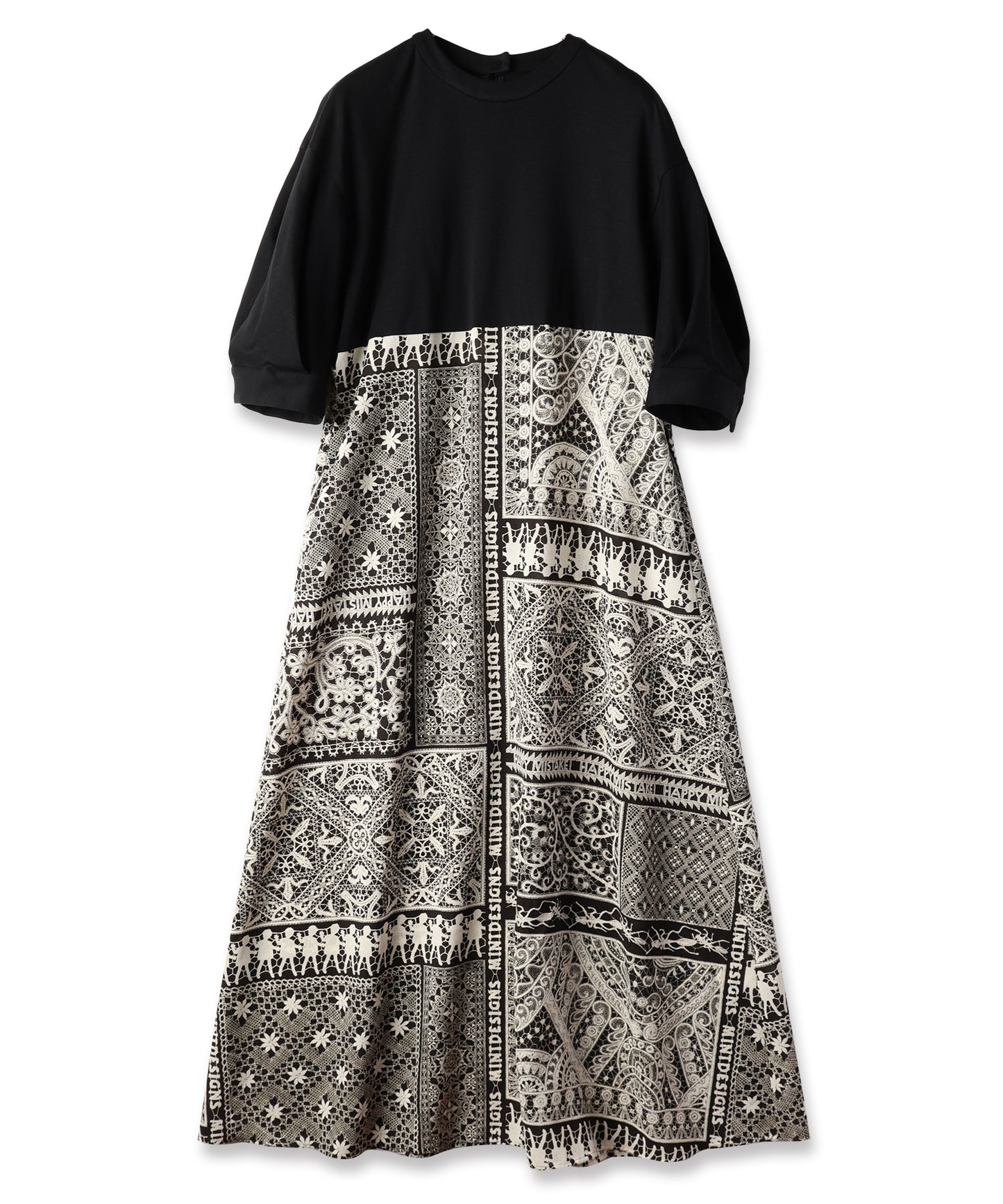LACE COLLAGE DRESS / レースコラージュドレス