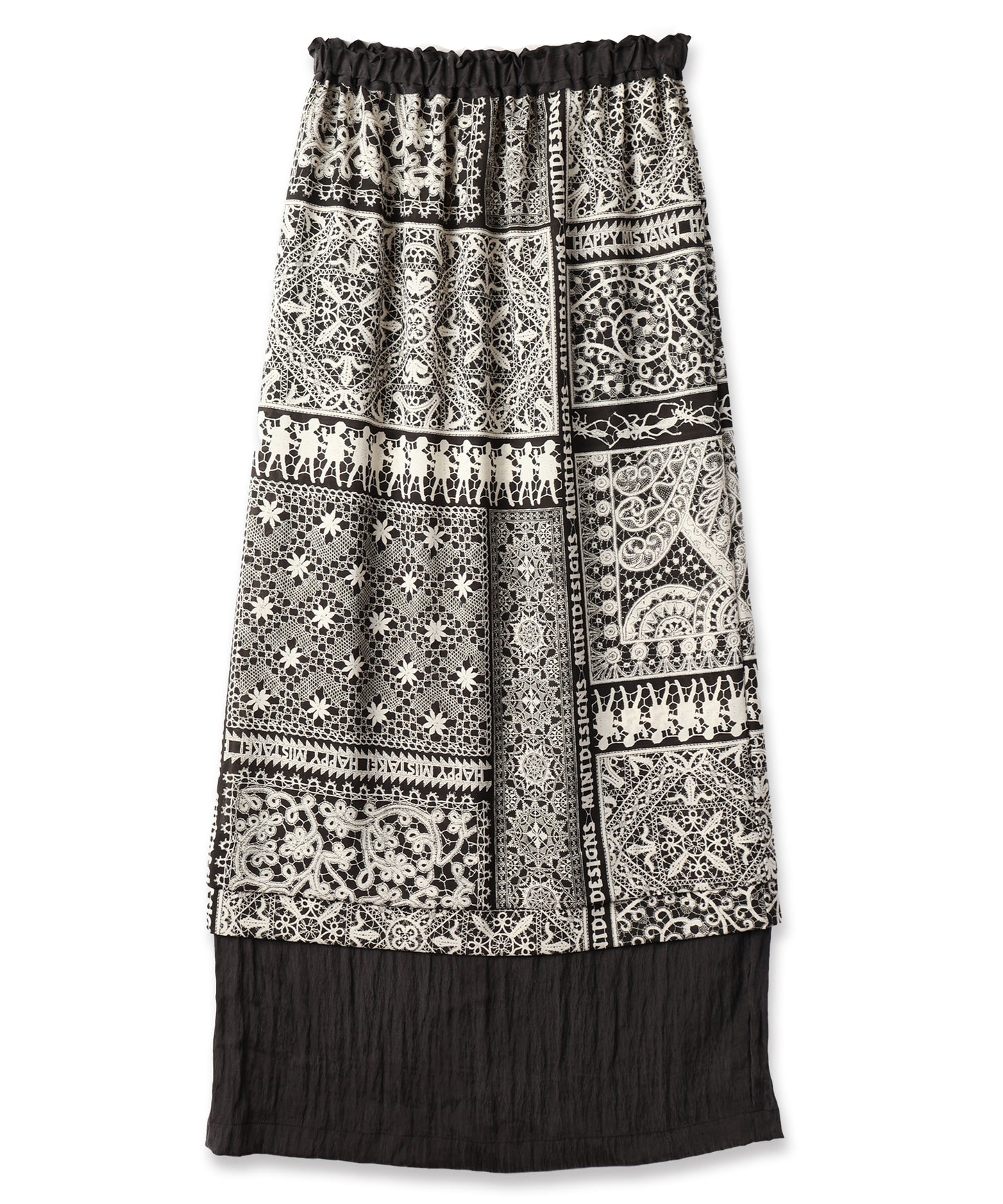 LACE COLLAGE SKIRT / レースコラージュスカート