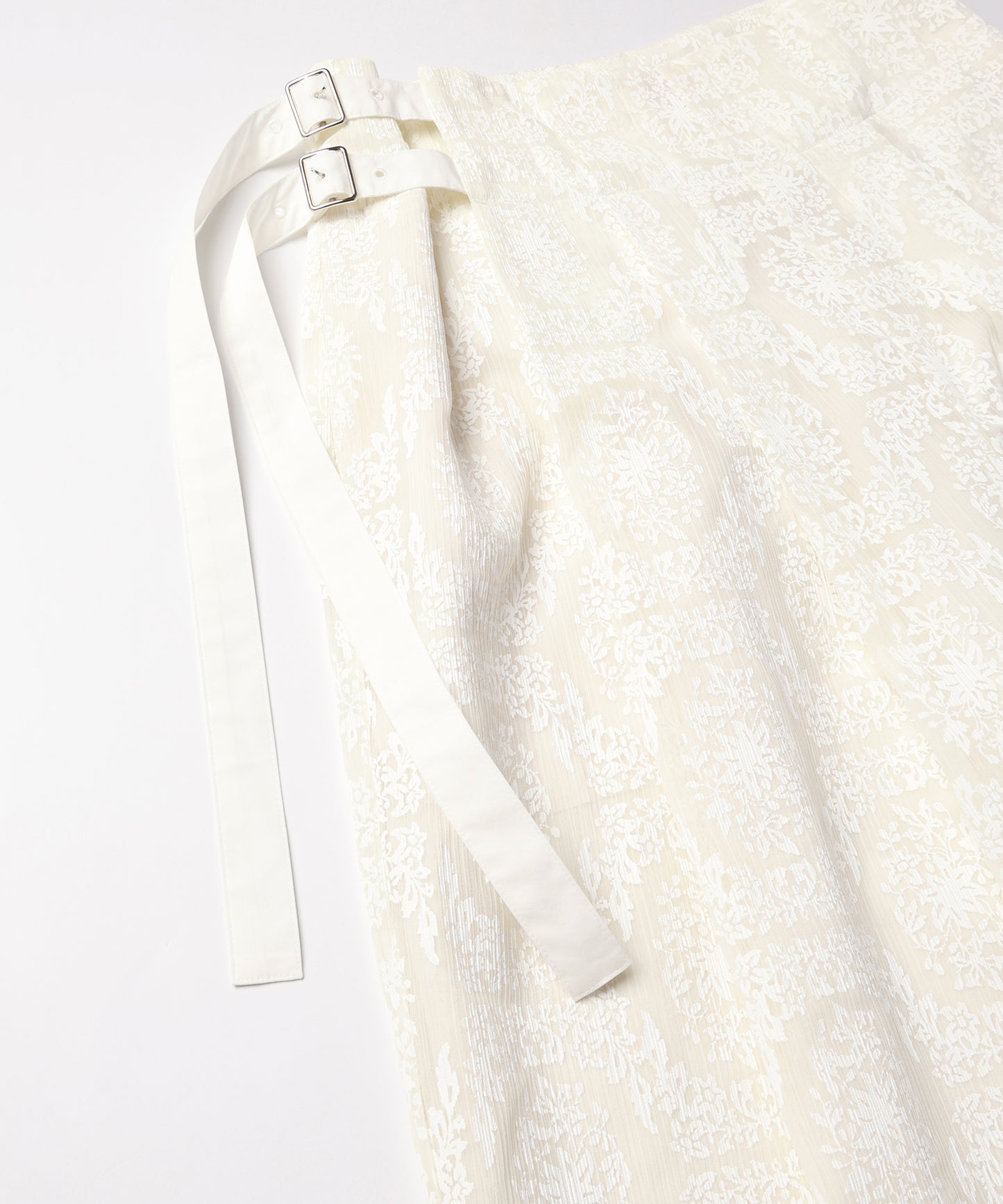 FROST FLOWER TUCK PANTS / フロストフラワータックパンツ