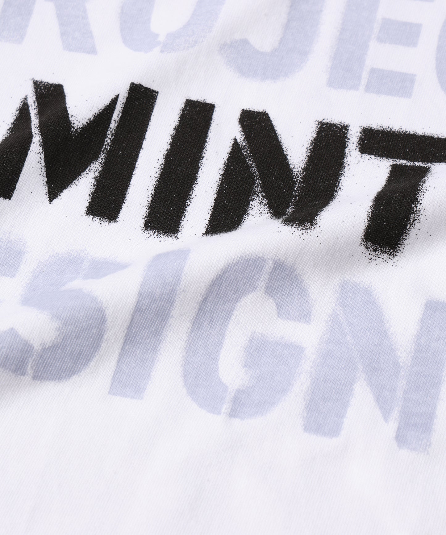 WHITE PROJECT"STENCIL PRINT T-SHIRT / ホワイトプロジェクトステンシルプリントTシャツ