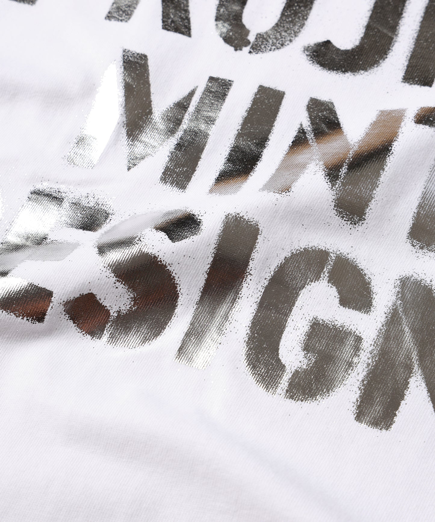 WHITE PROJECT"STENCIL PRINT T-SHIRT / ホワイトプロジェクトステンシルプリントTシャツ