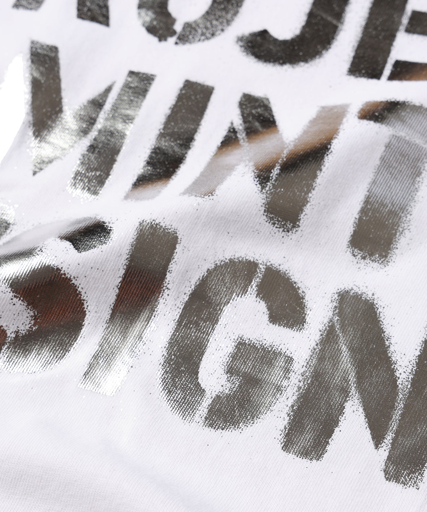 WHITE PROJECT"STENCIL PRINT T-SHIRT / ホワイトプロジェクトステンシルプリントTシャツ