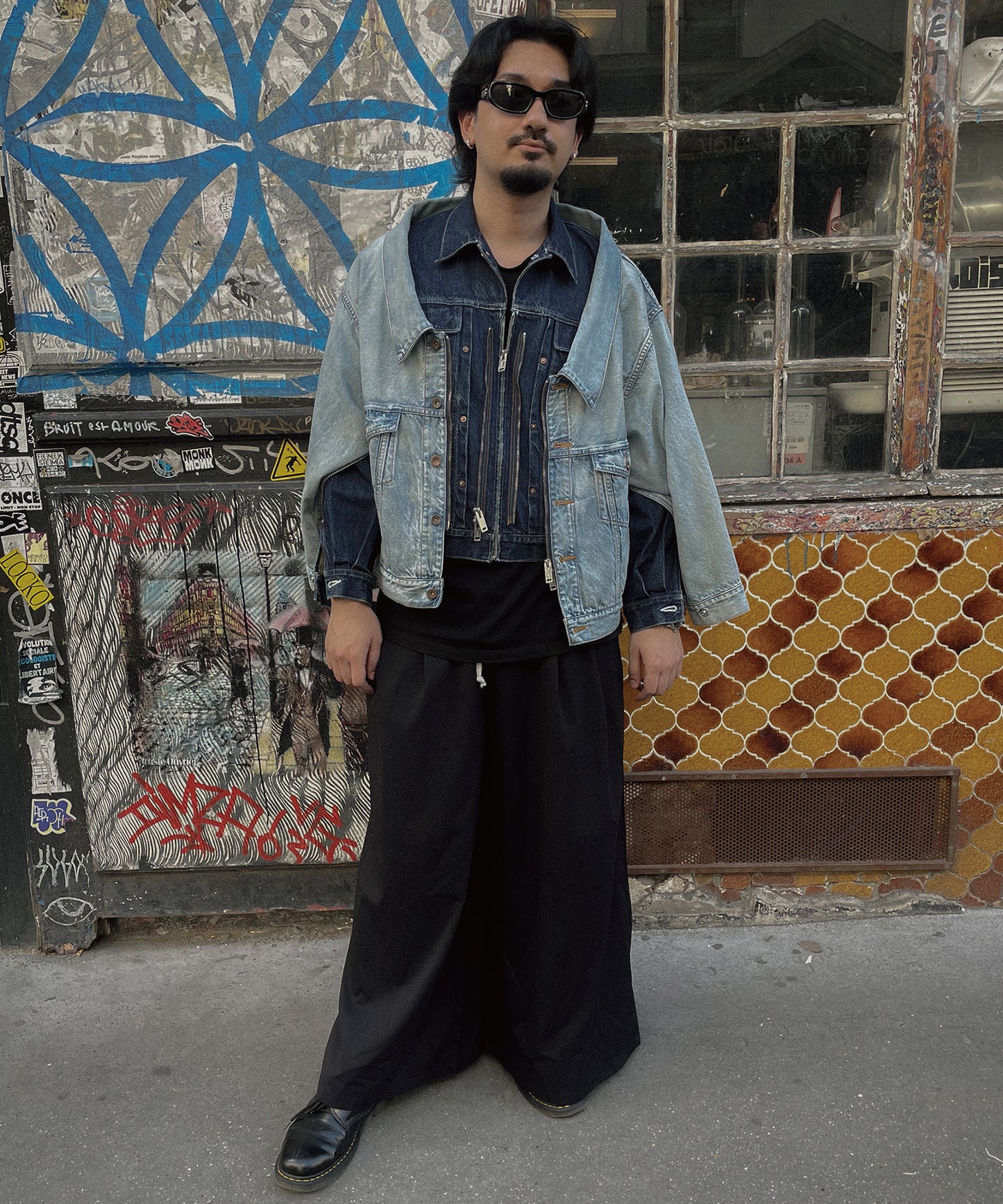 TWO-IN-ONE DENIM JACKET