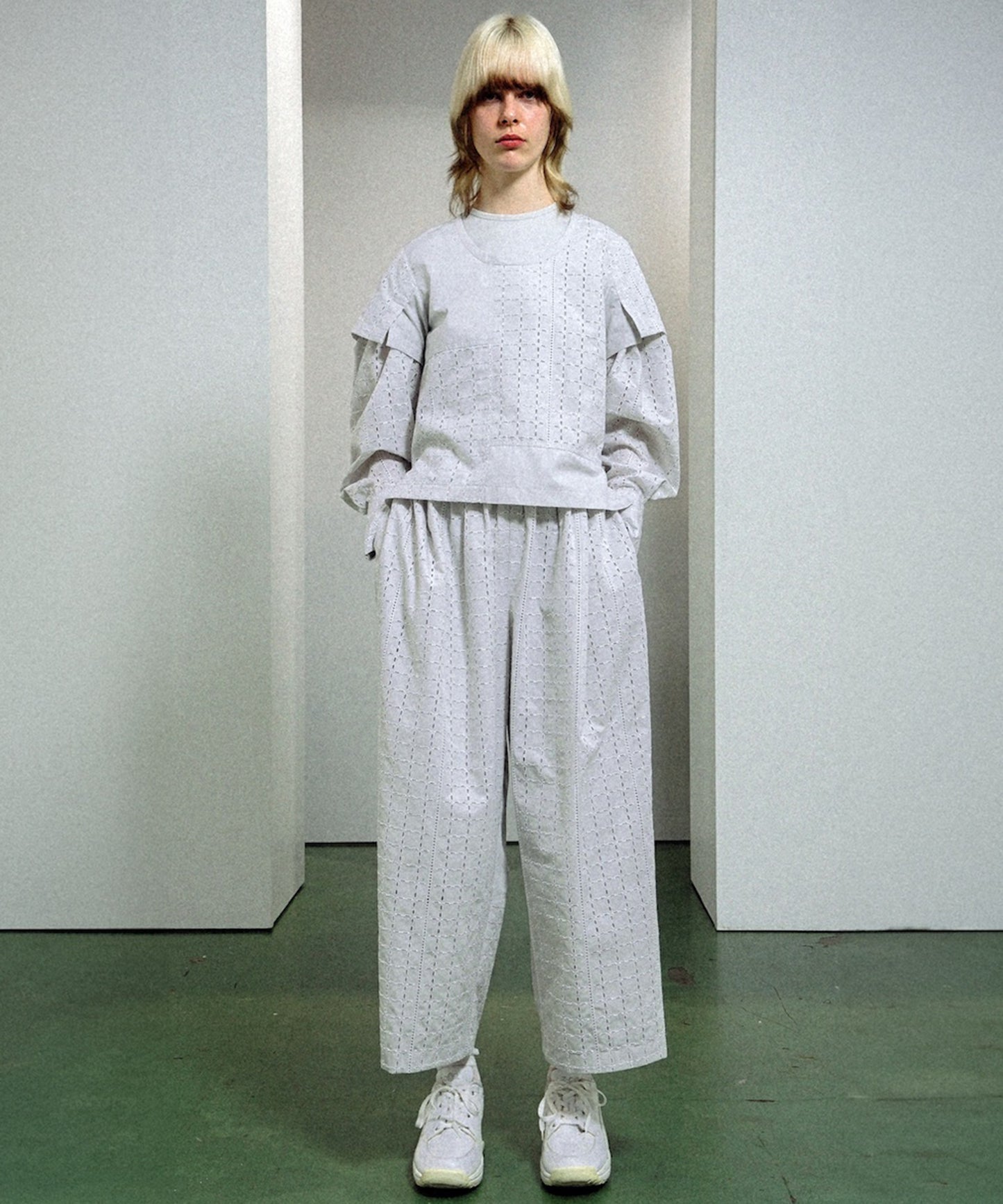 CHECK LACE PANTS / チェックレースパンツ