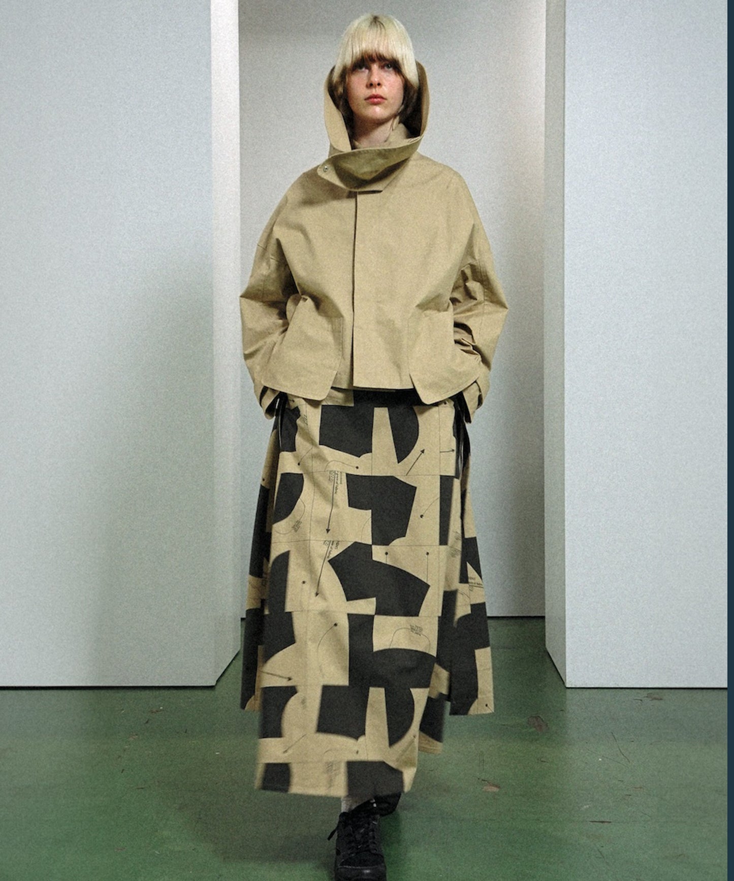 PATTERN SHUFFLE SKIRT / パターンシャッフルスカート