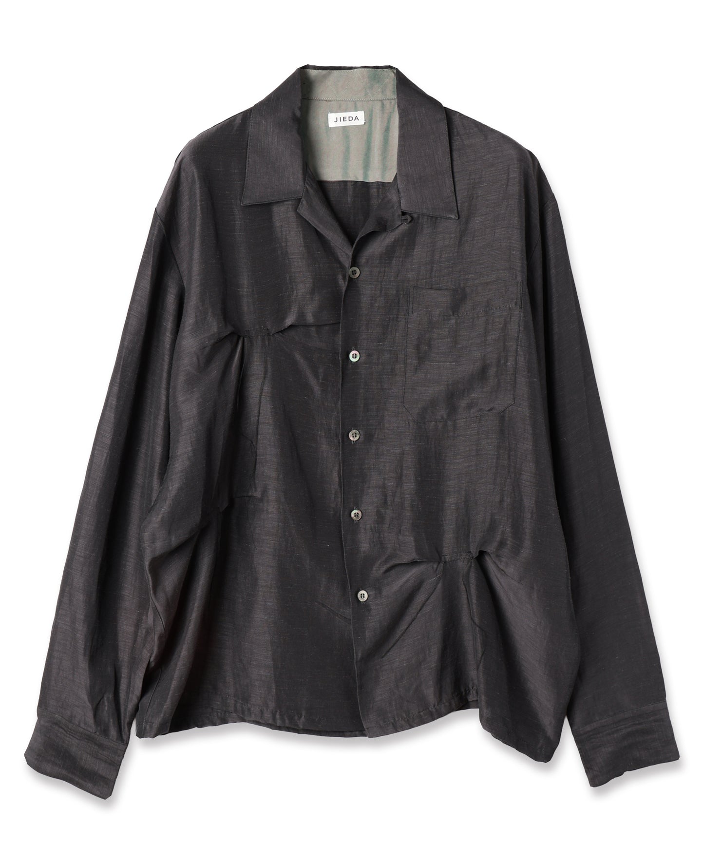 HAND STITCH OPEN COLLAR SHIRT