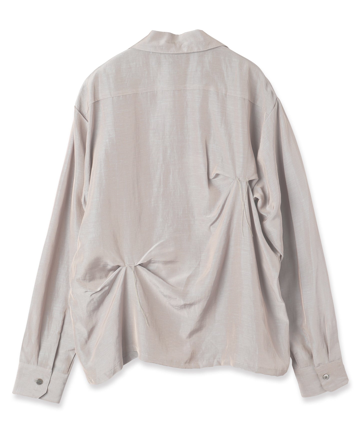HAND STITCH OPEN COLLAR SHIRT