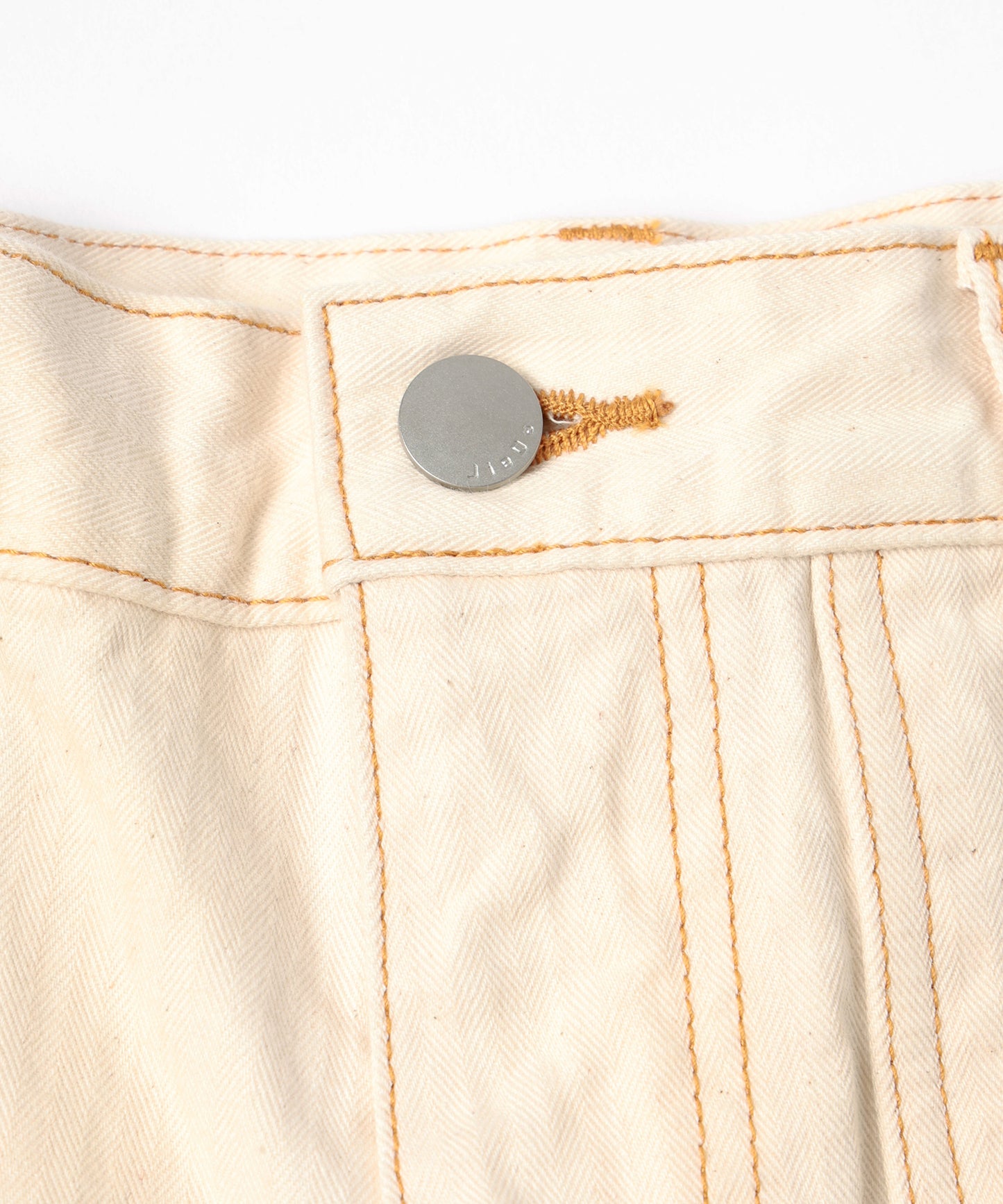 BAKER TUCK HERRINGBONE PANTS