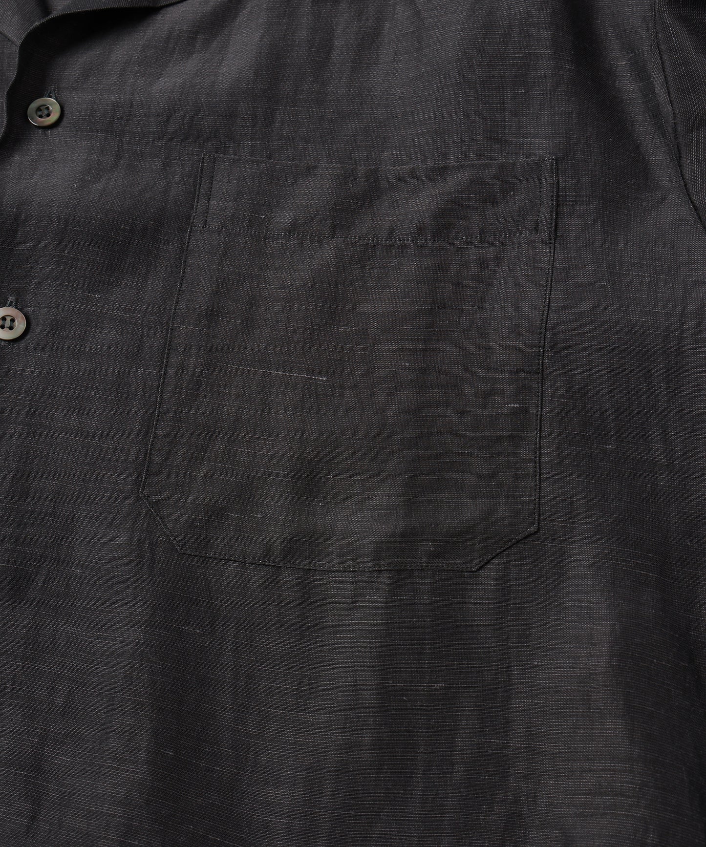 HAND STITCH OPEN COLLAR SHIRT