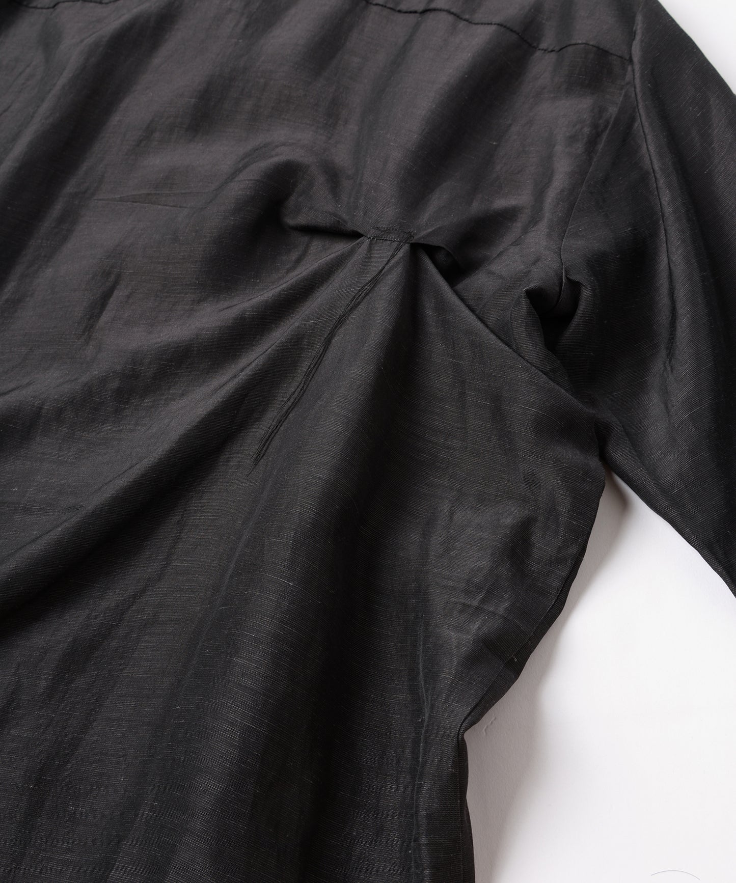 HAND STITCH OPEN COLLAR SHIRT