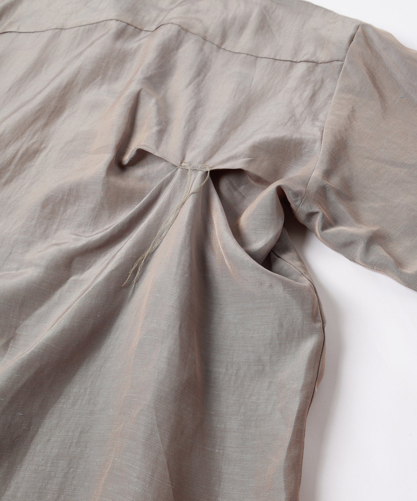 HAND STITCH OPEN COLLAR SHIRT