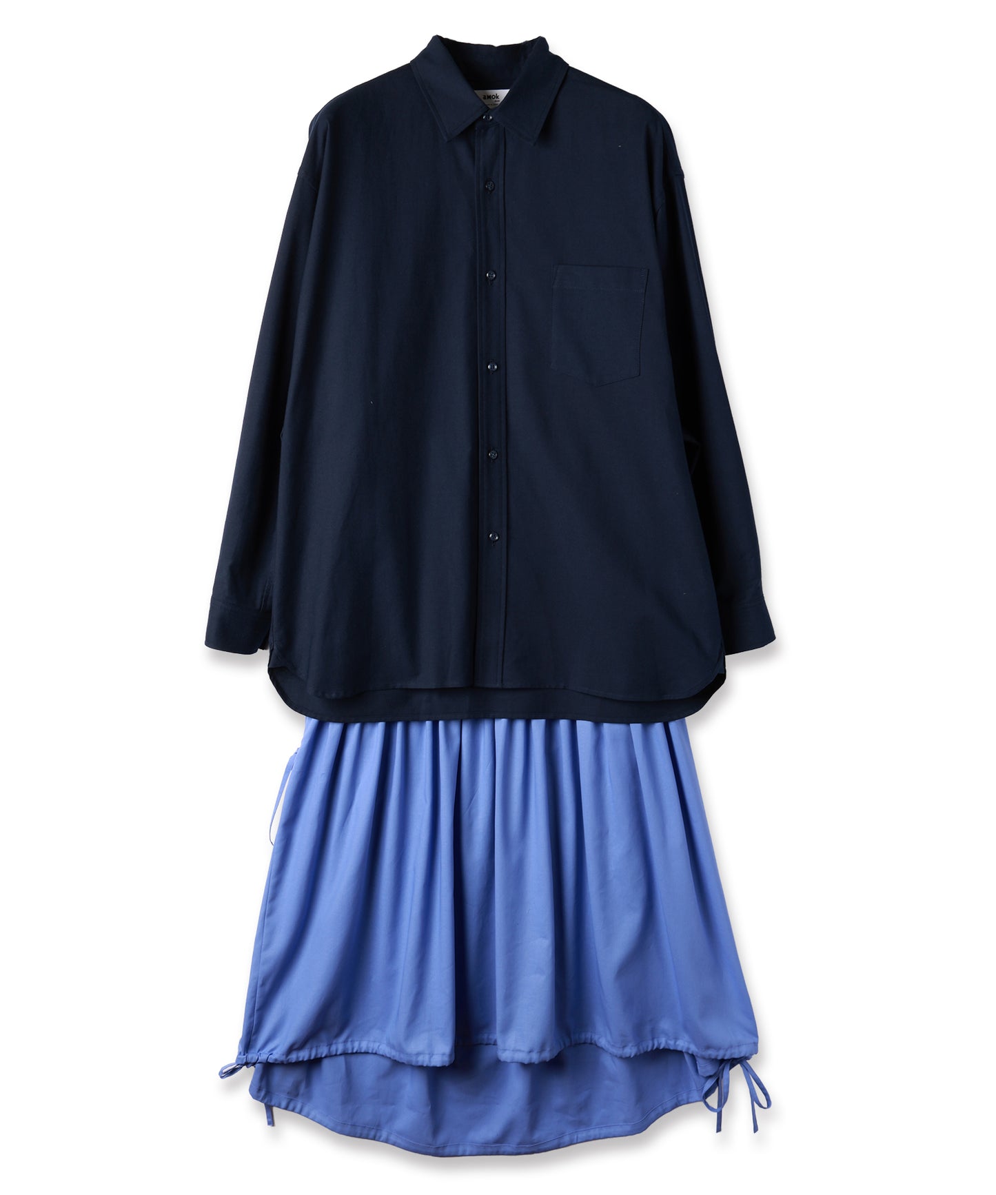 BACK-TO-FRONT LONG SHIRT