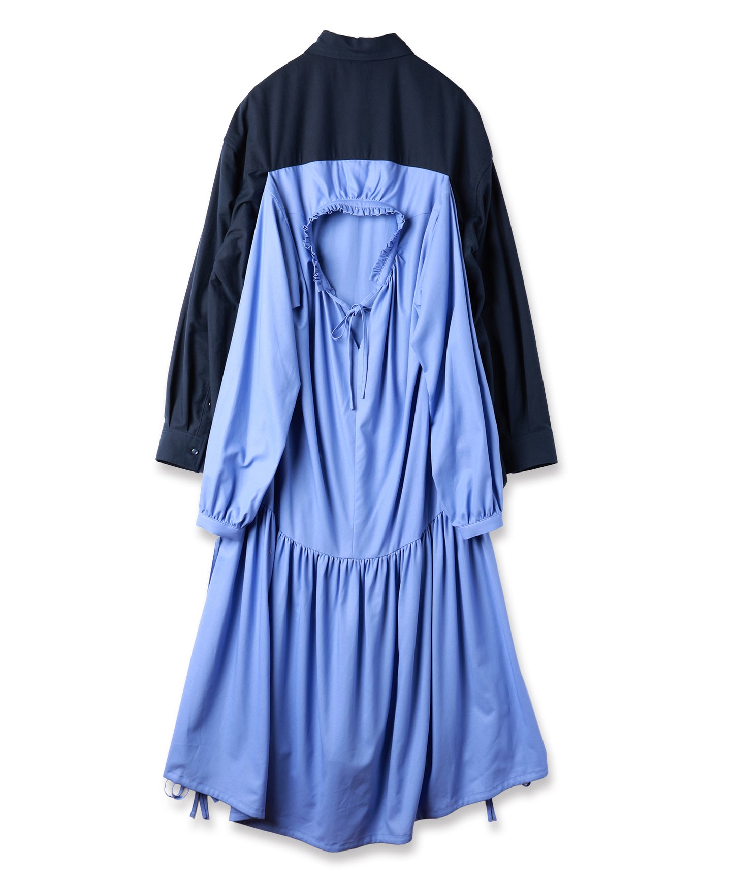 BACK-TO-FRONT LONG SHIRT