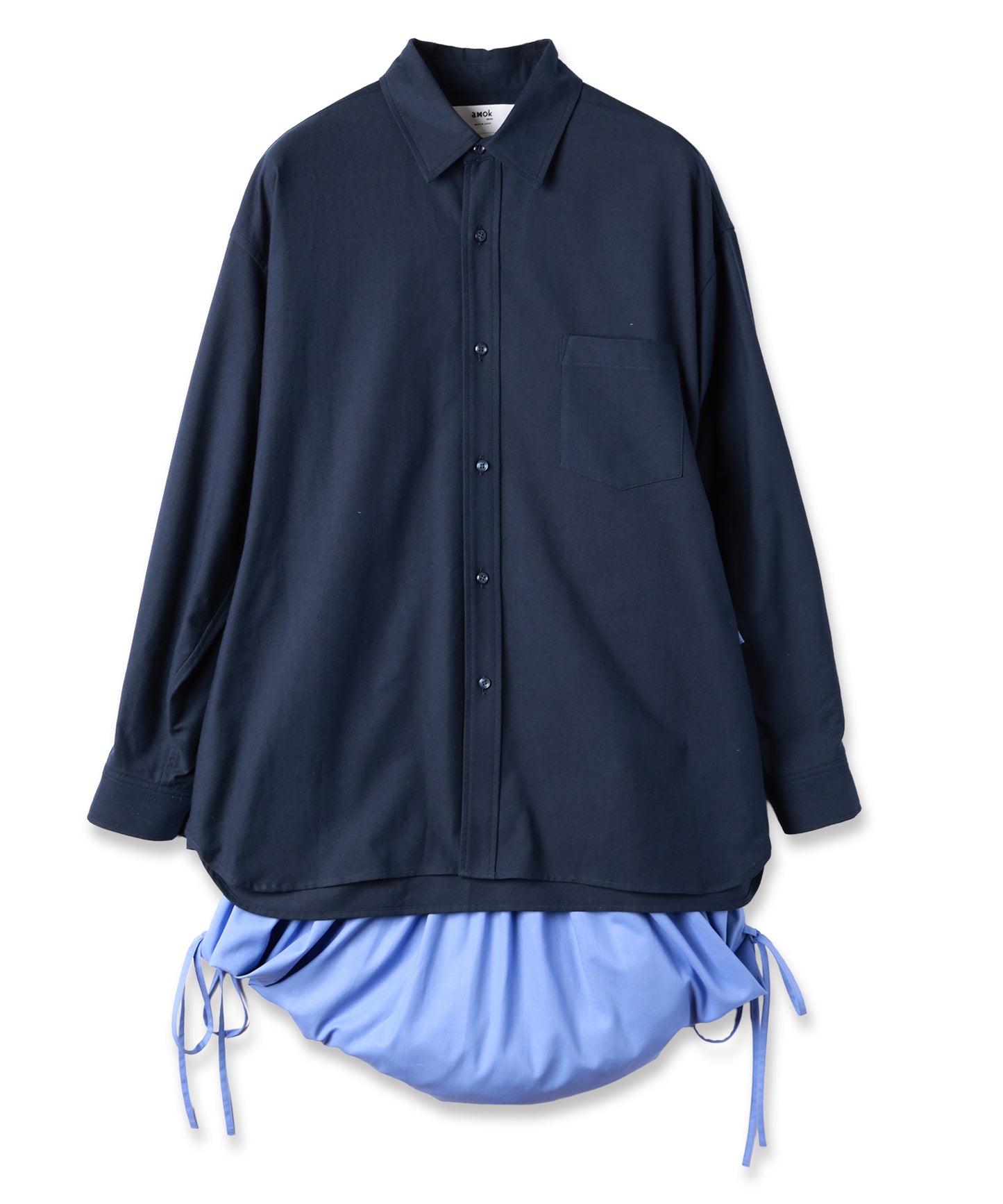 BACK-TO-FRONT LONG SHIRT