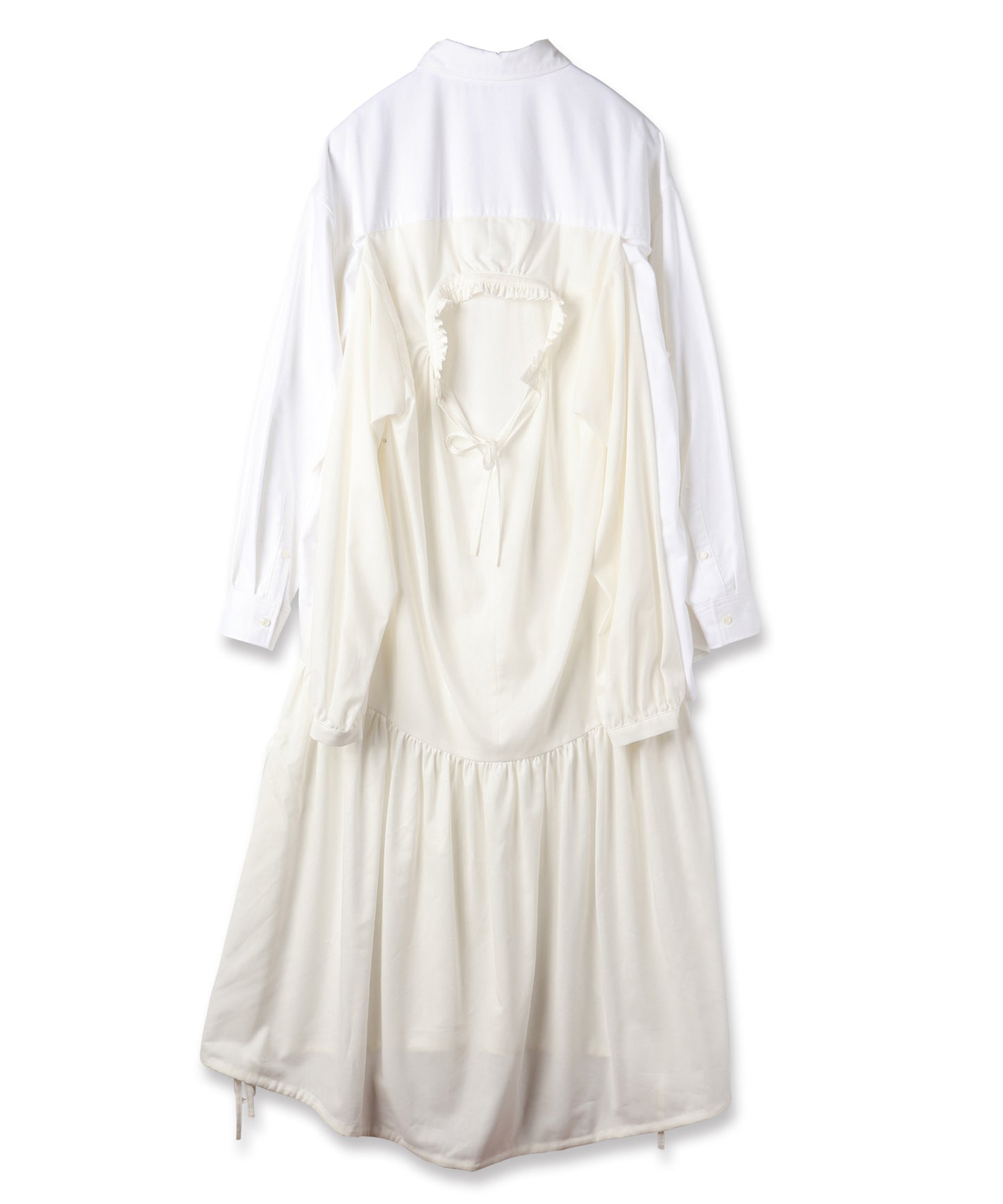 BACK-TO-FRONT LONG SHIRT