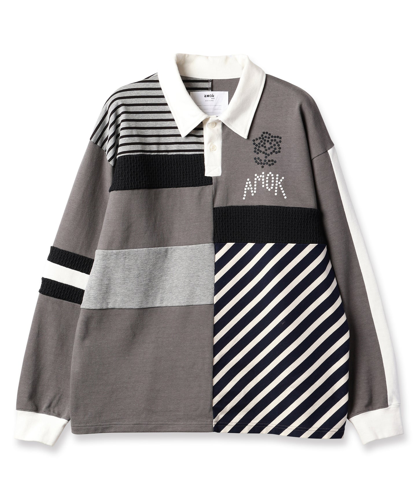 PATCHWORK POLO SHIRT