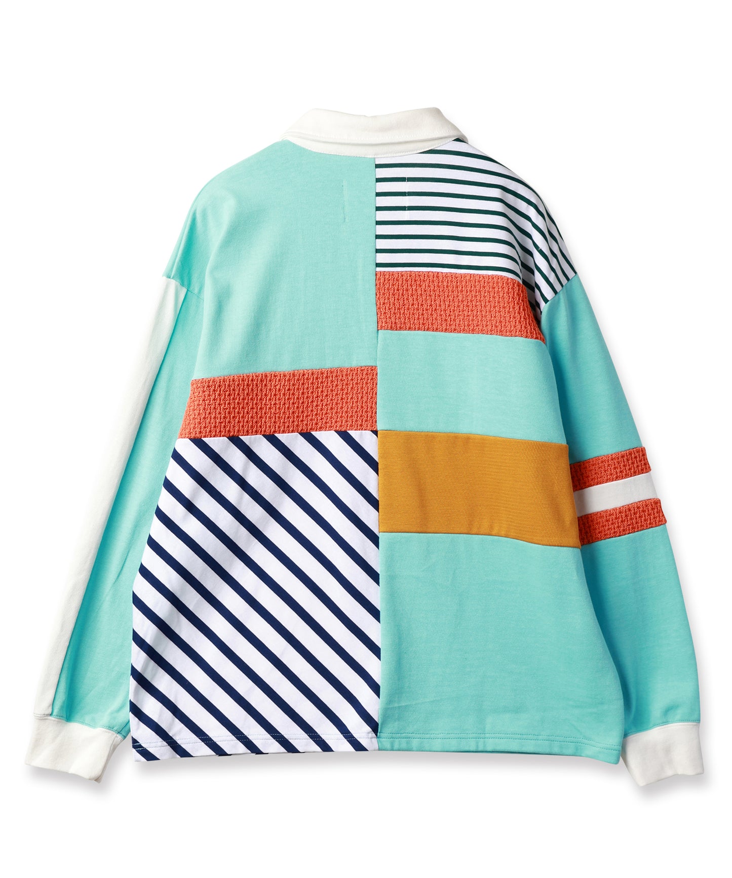 PATCHWORK POLO SHIRT
