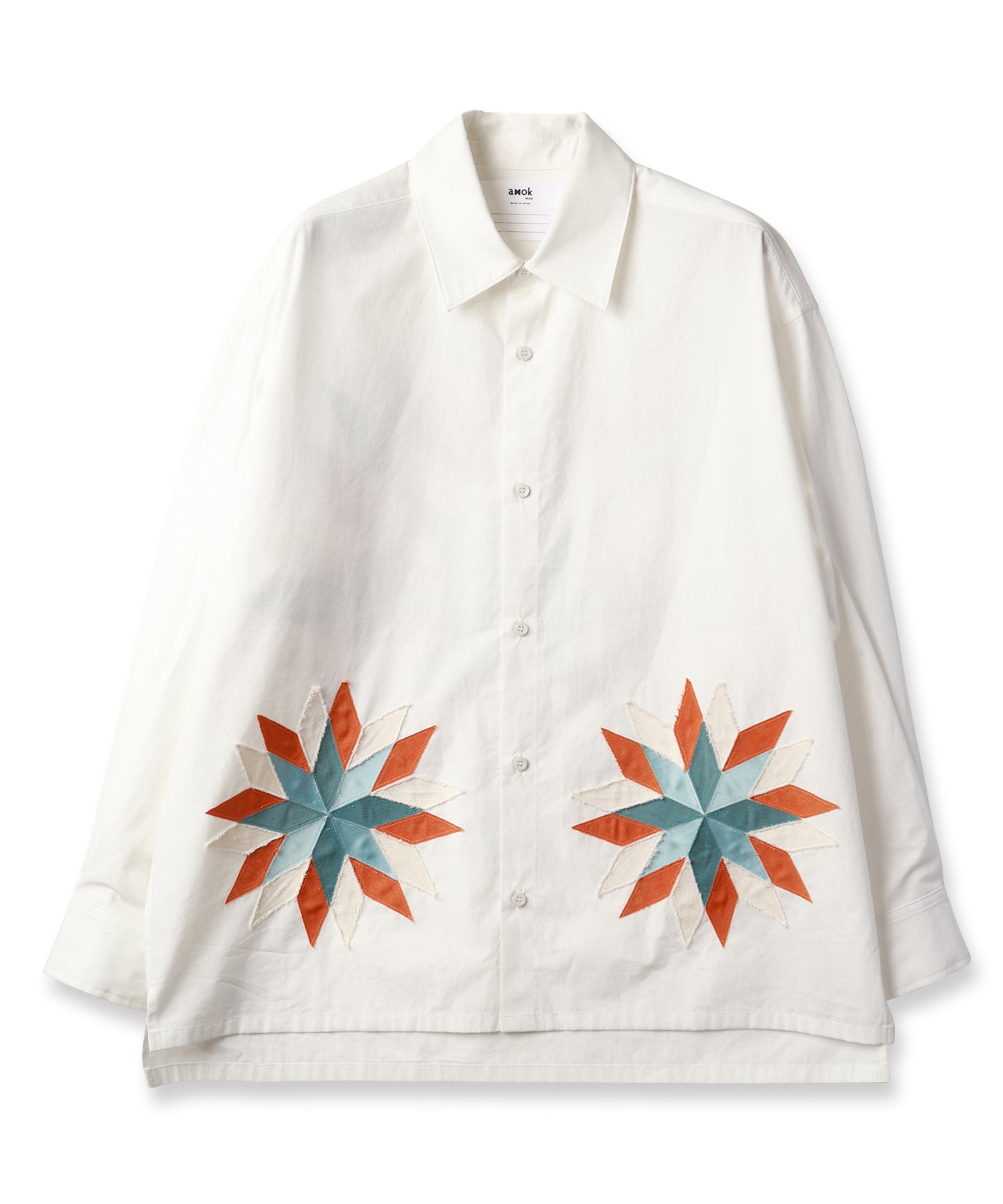 PATCHWORK DETAIL SHIRT