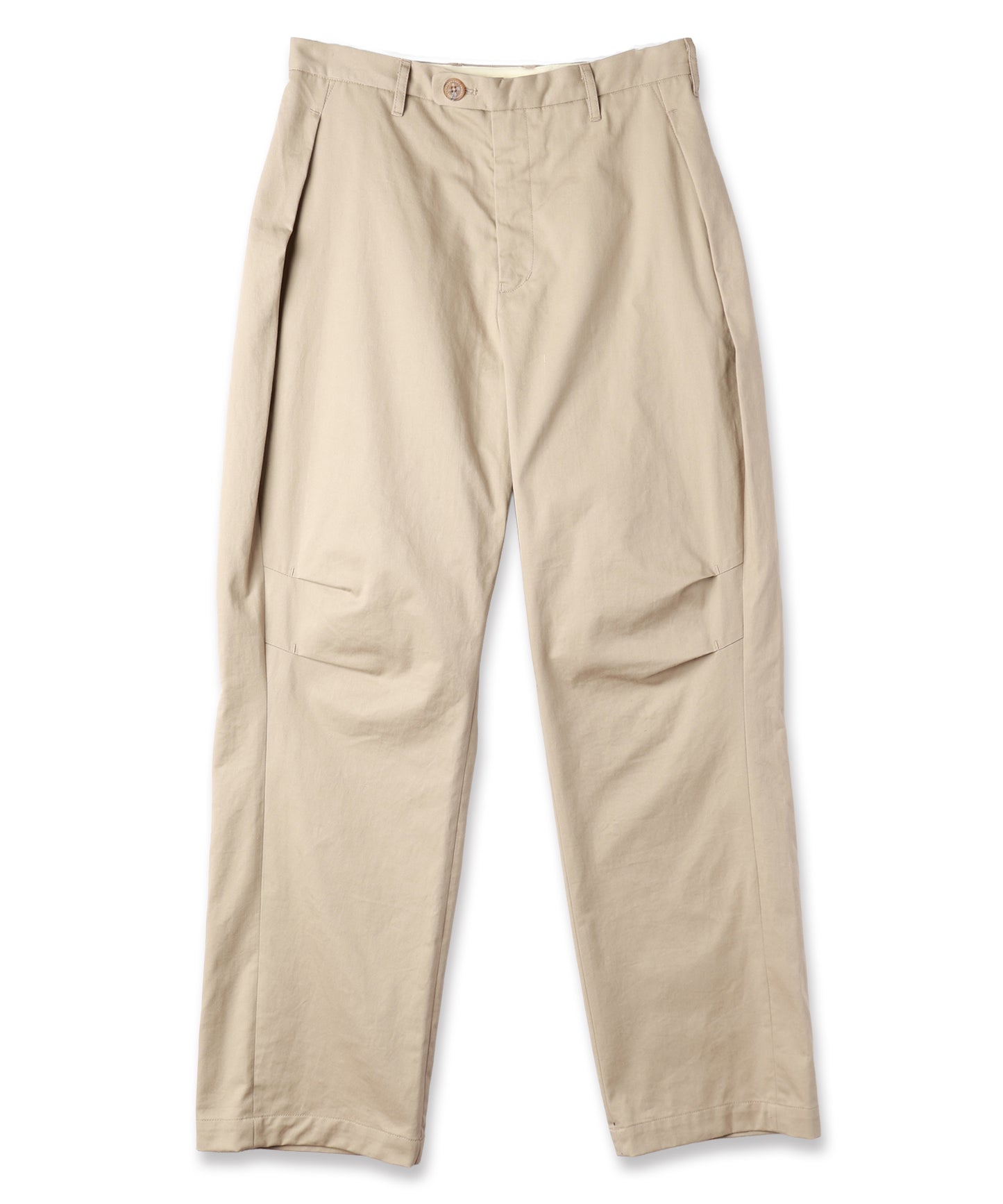 CHINO SIDE TUCK TROUSERS