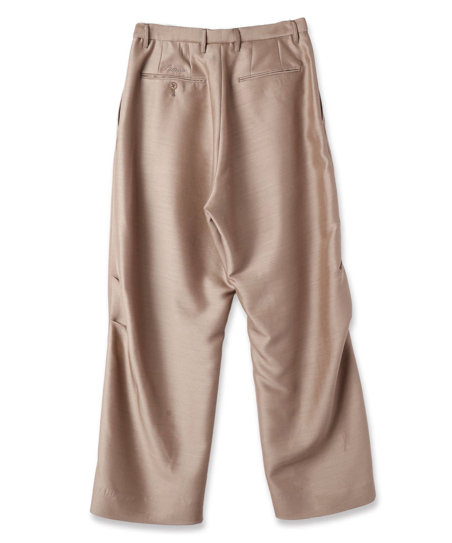 SILK WIDE TROUSERS
