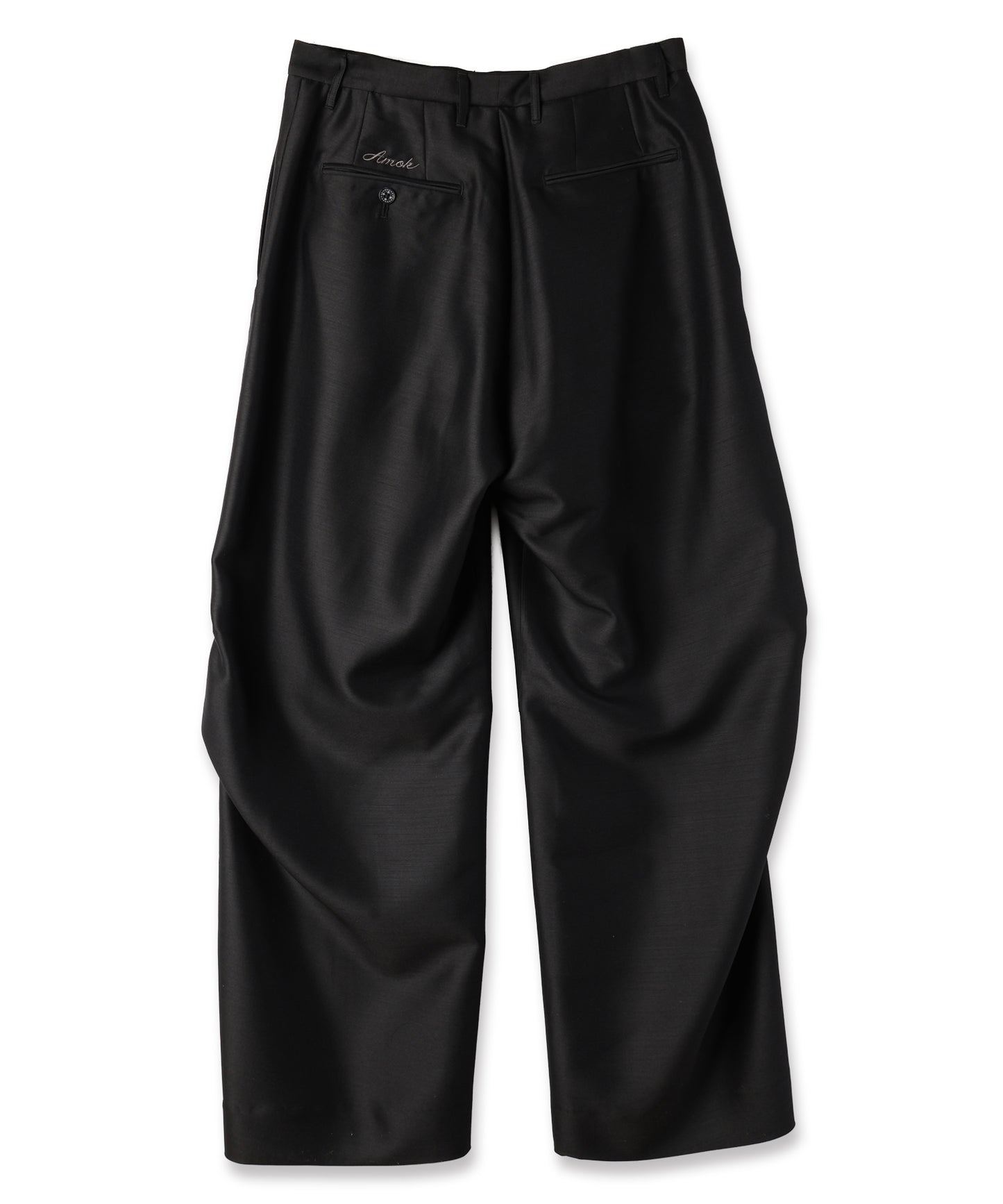 SILK WIDE TROUSERS