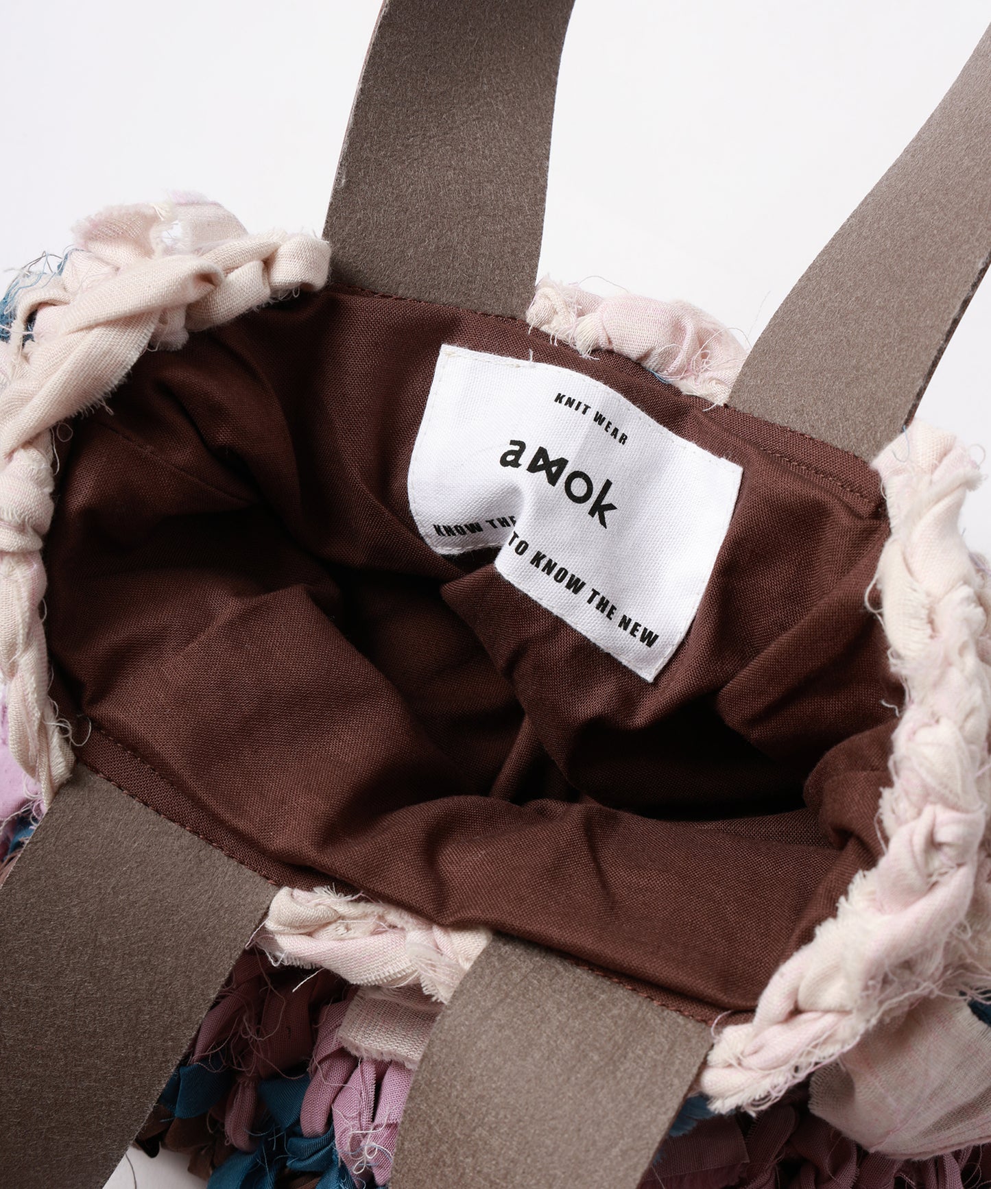 RAG KNITTING BAG