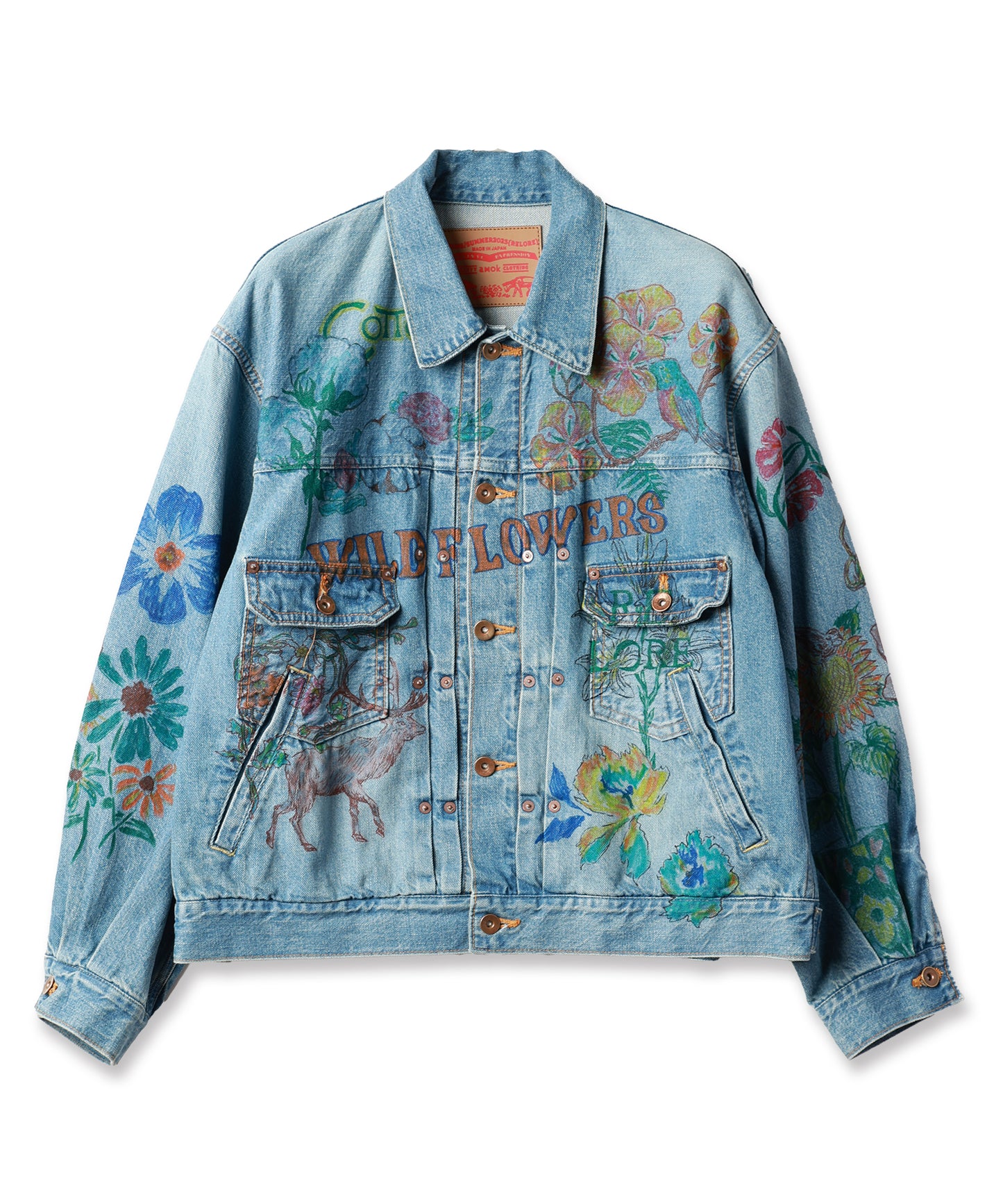 HAND-PAINT DENIM JACKET