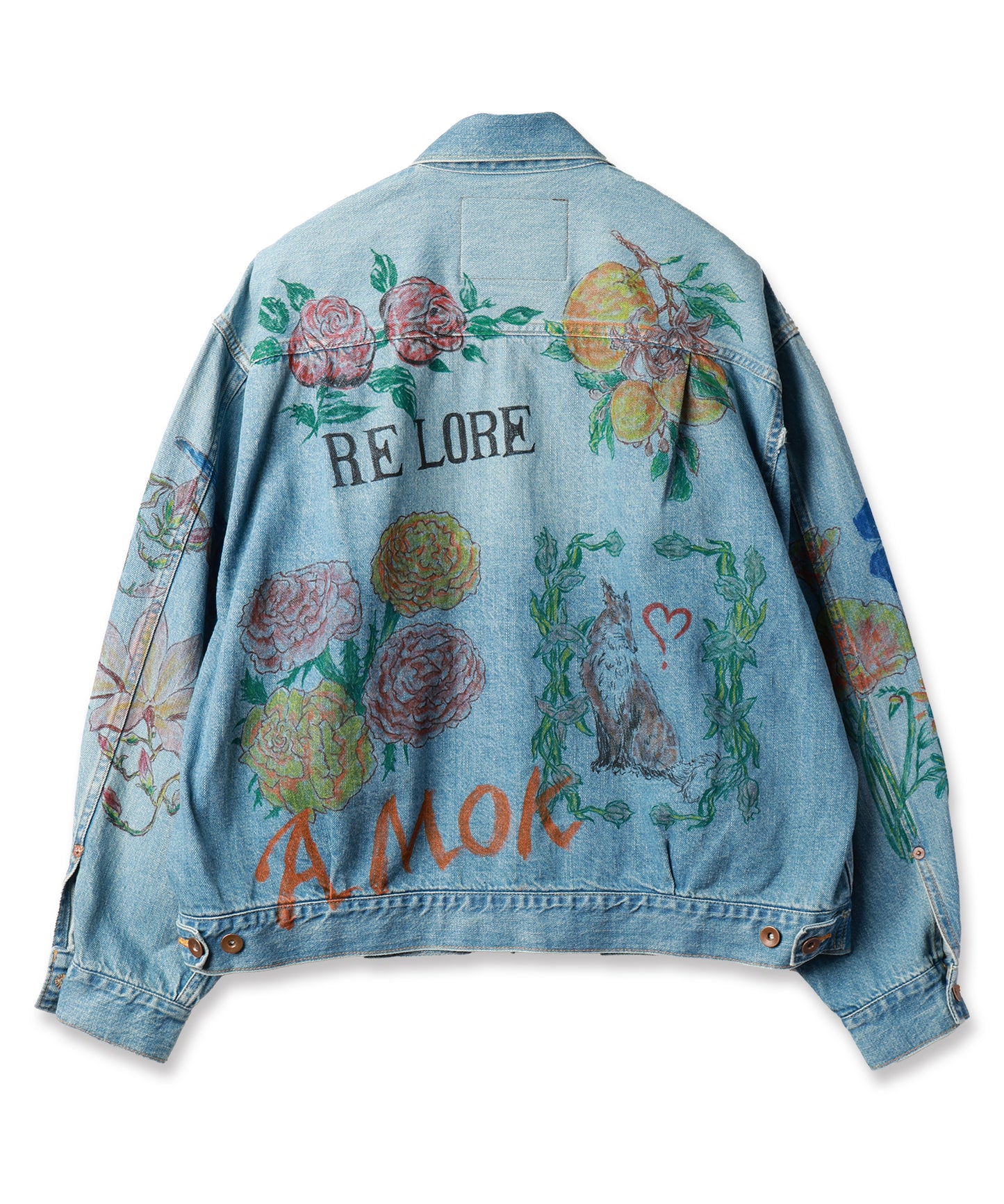 HAND-PAINT DENIM JACKET
