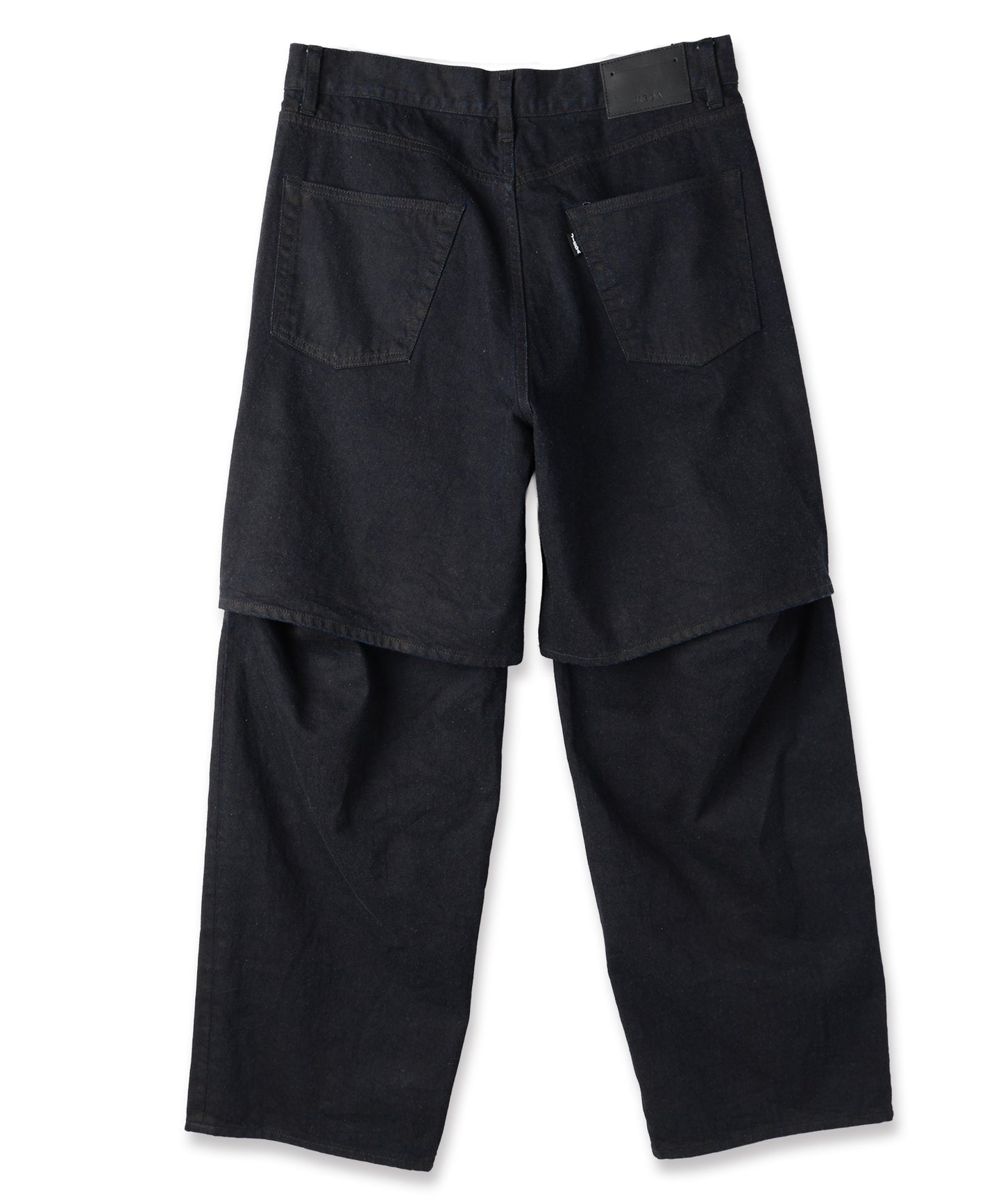 USED KNEE HIGH LAYERED DENIM