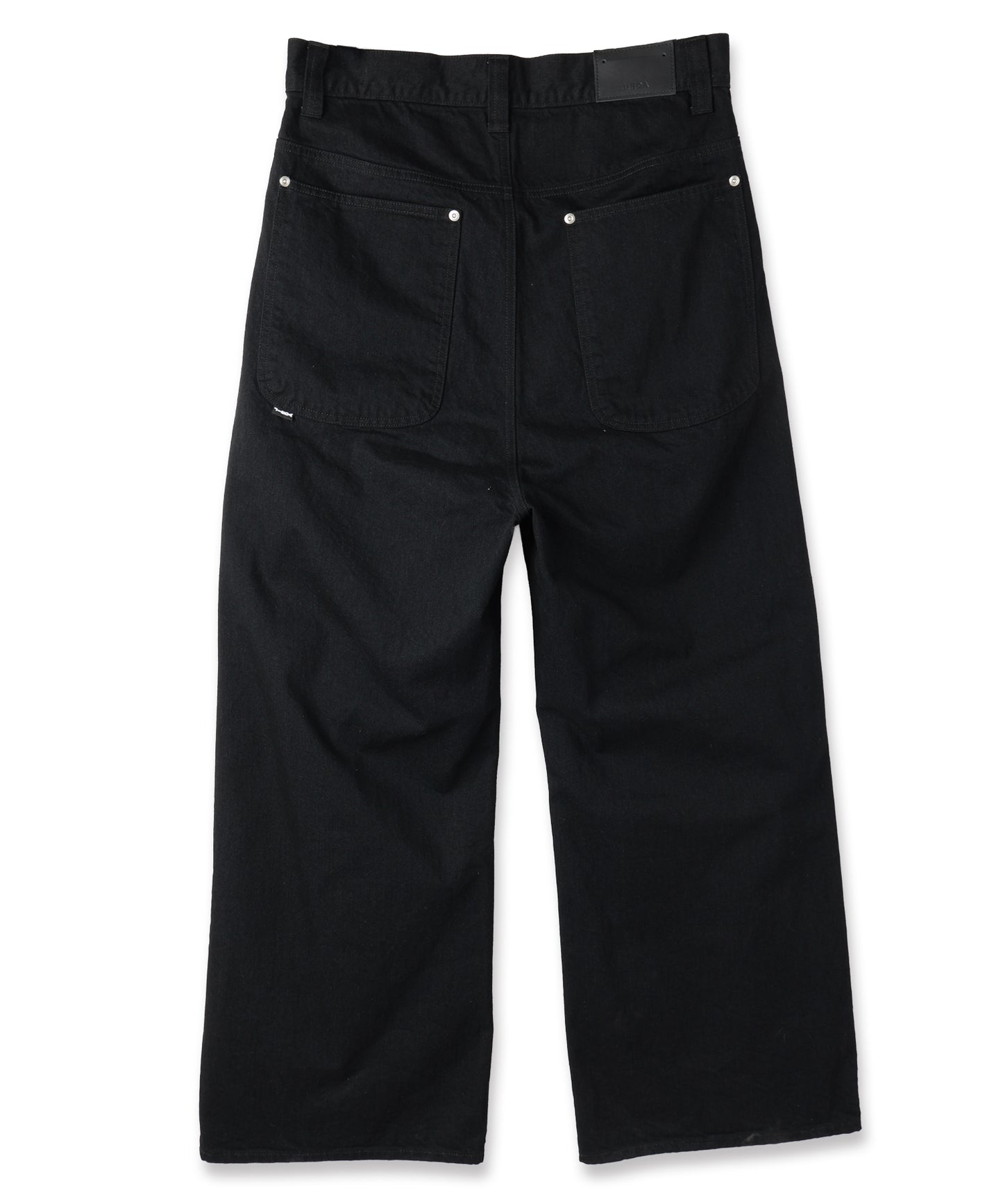 WIDE ONE TUCK STRAIGHT DENIM