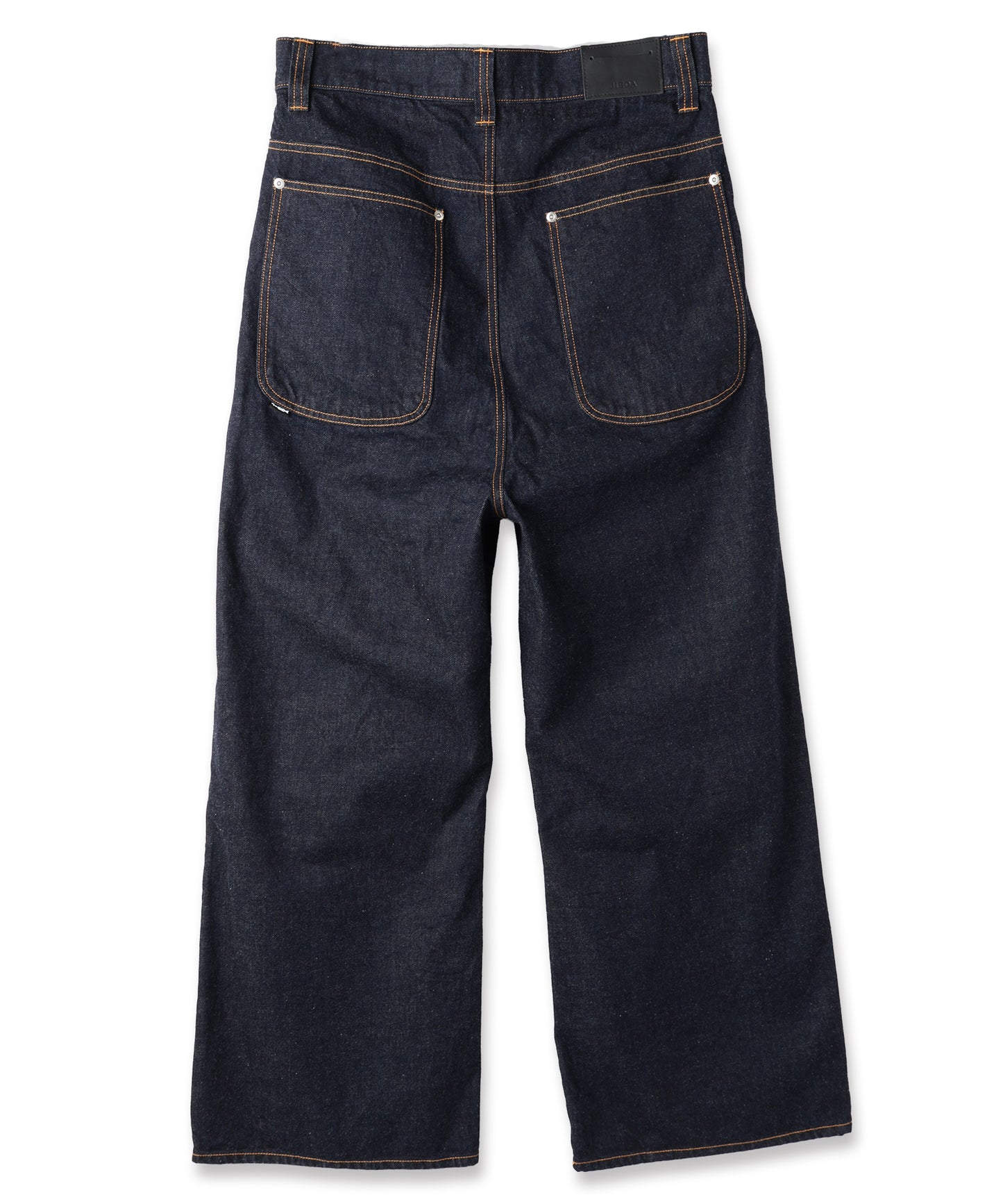 WIDE ONE TUCK STRAIGHT DENIM