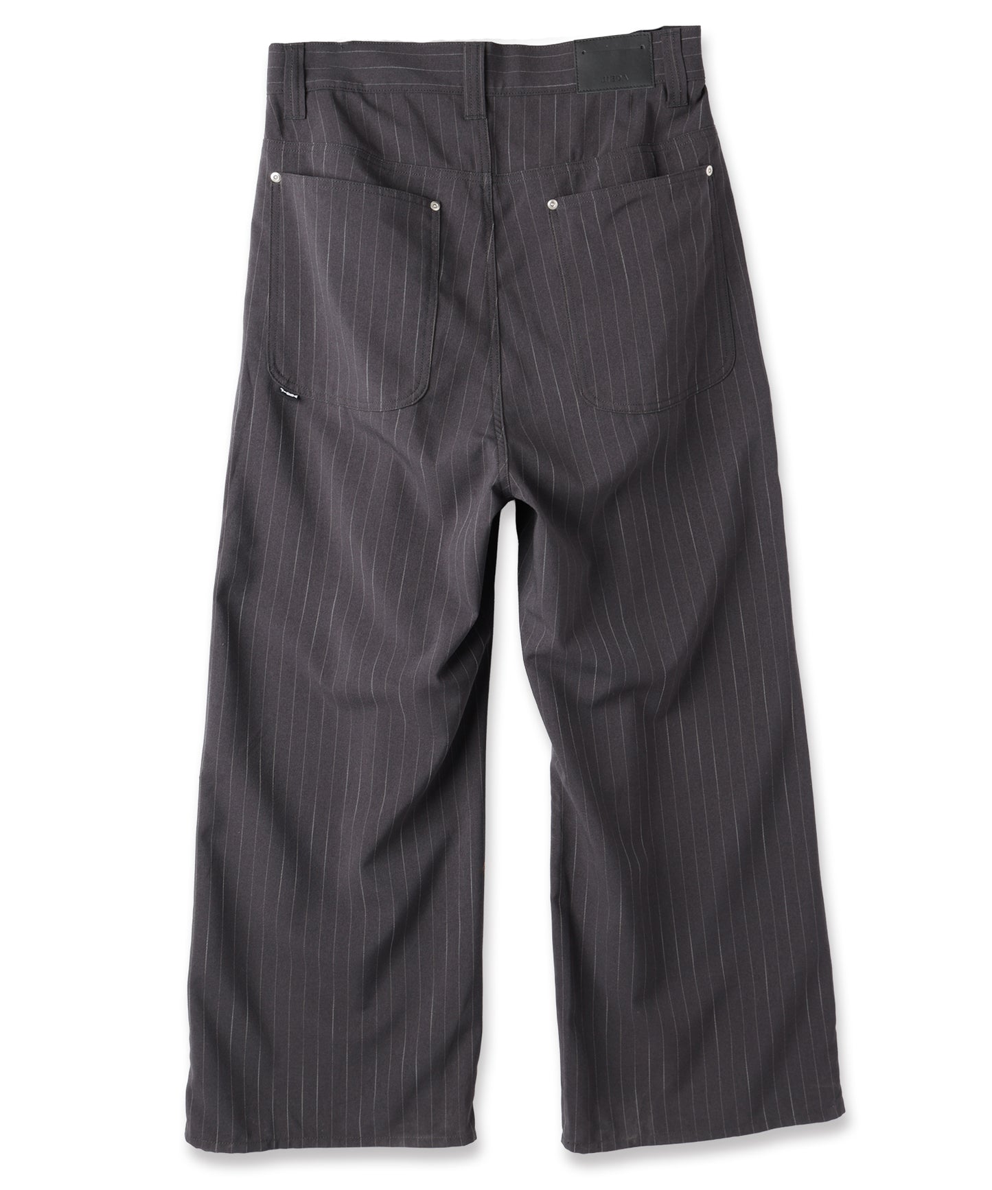 STRIPE WIDE ONE TUCK PANTS
