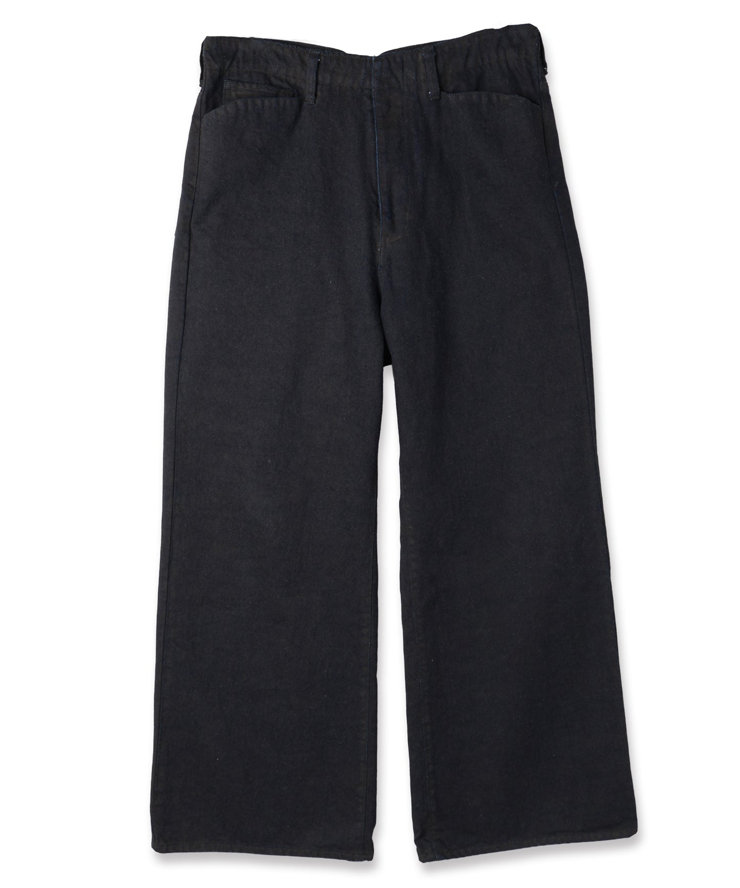 FLARE COATED DENIM