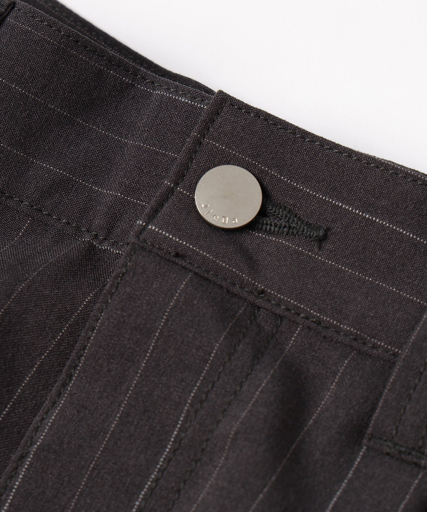 STRIPE WIDE ONE TUCK PANTS