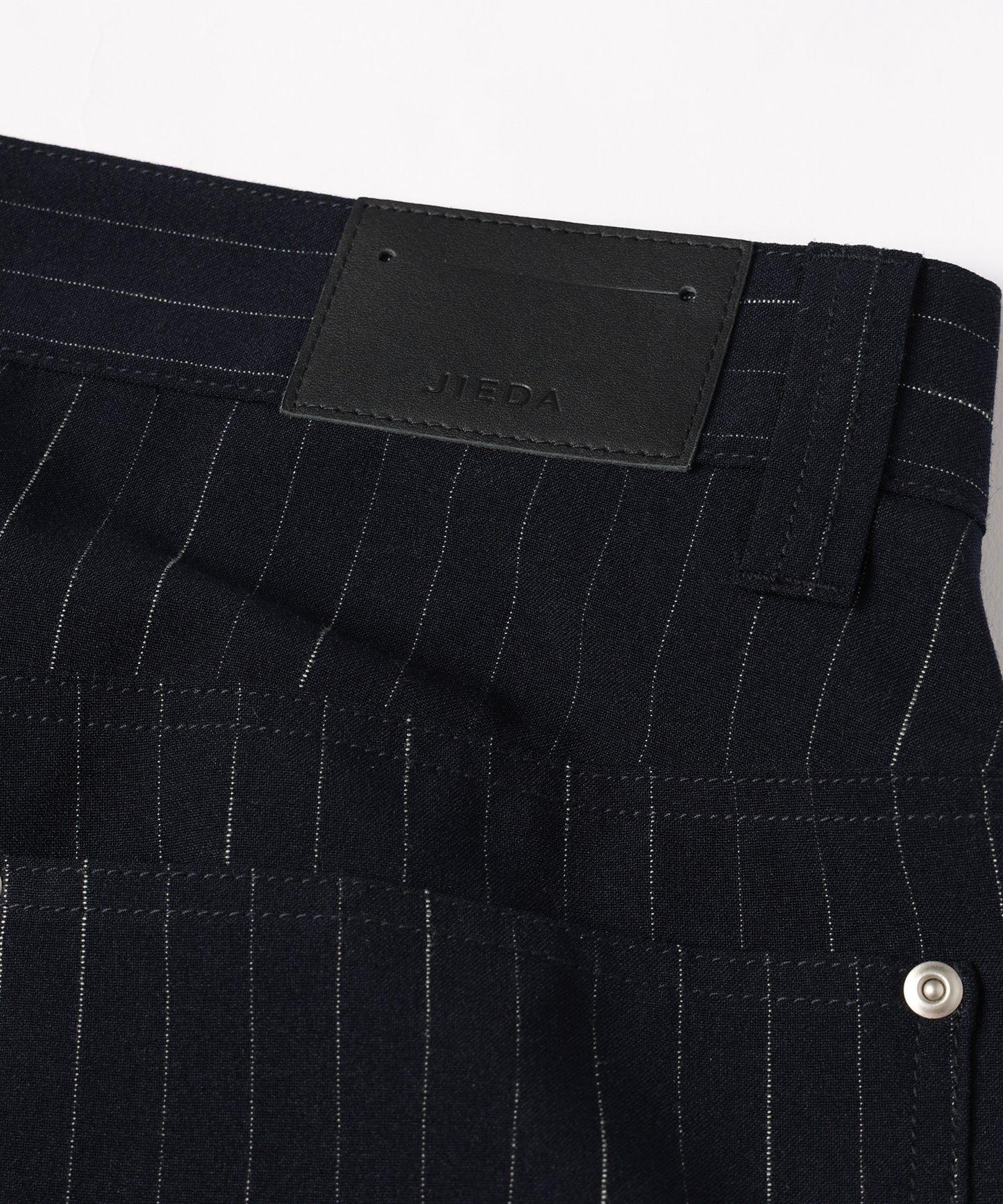 STRIPE WIDE ONE TUCK PANTS