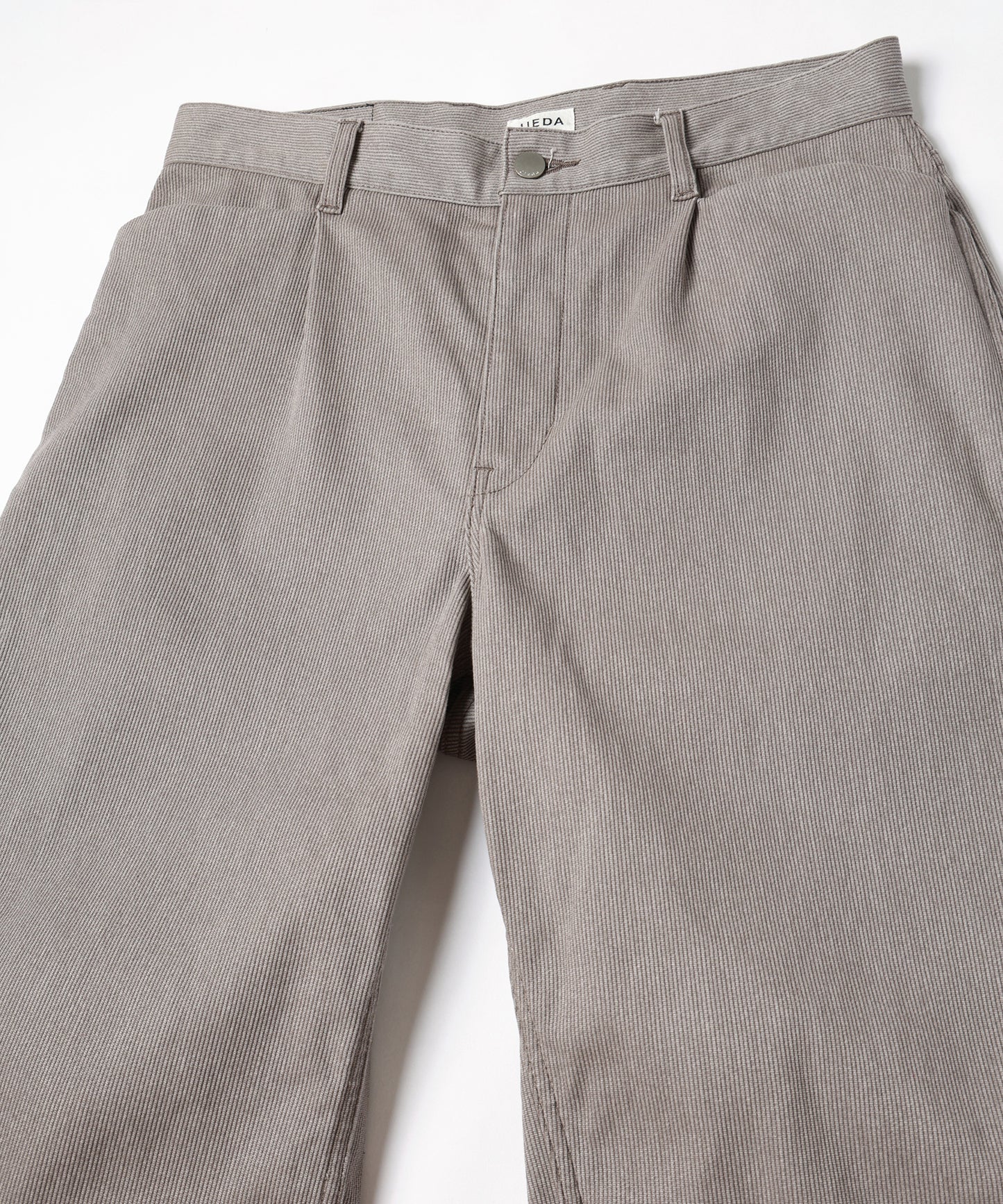 ONE TUCK FADE PIQUE PANTS