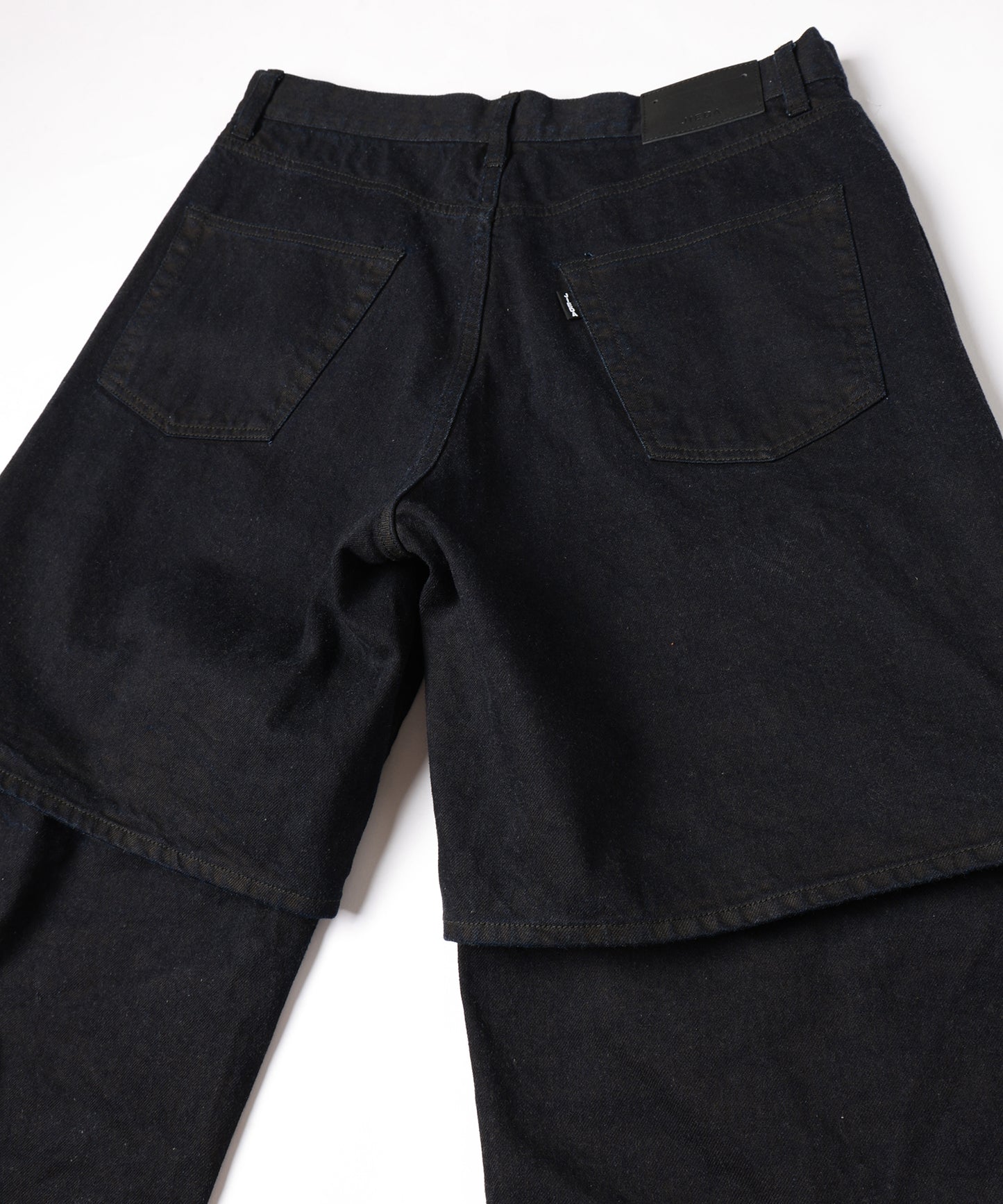 USED KNEE HIGH LAYERED DENIM
