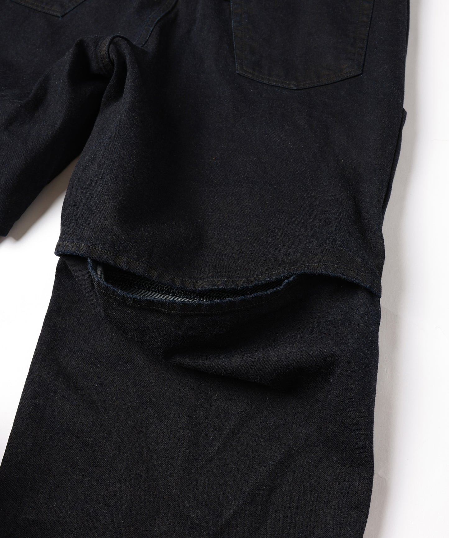 USED KNEE HIGH LAYERED DENIM