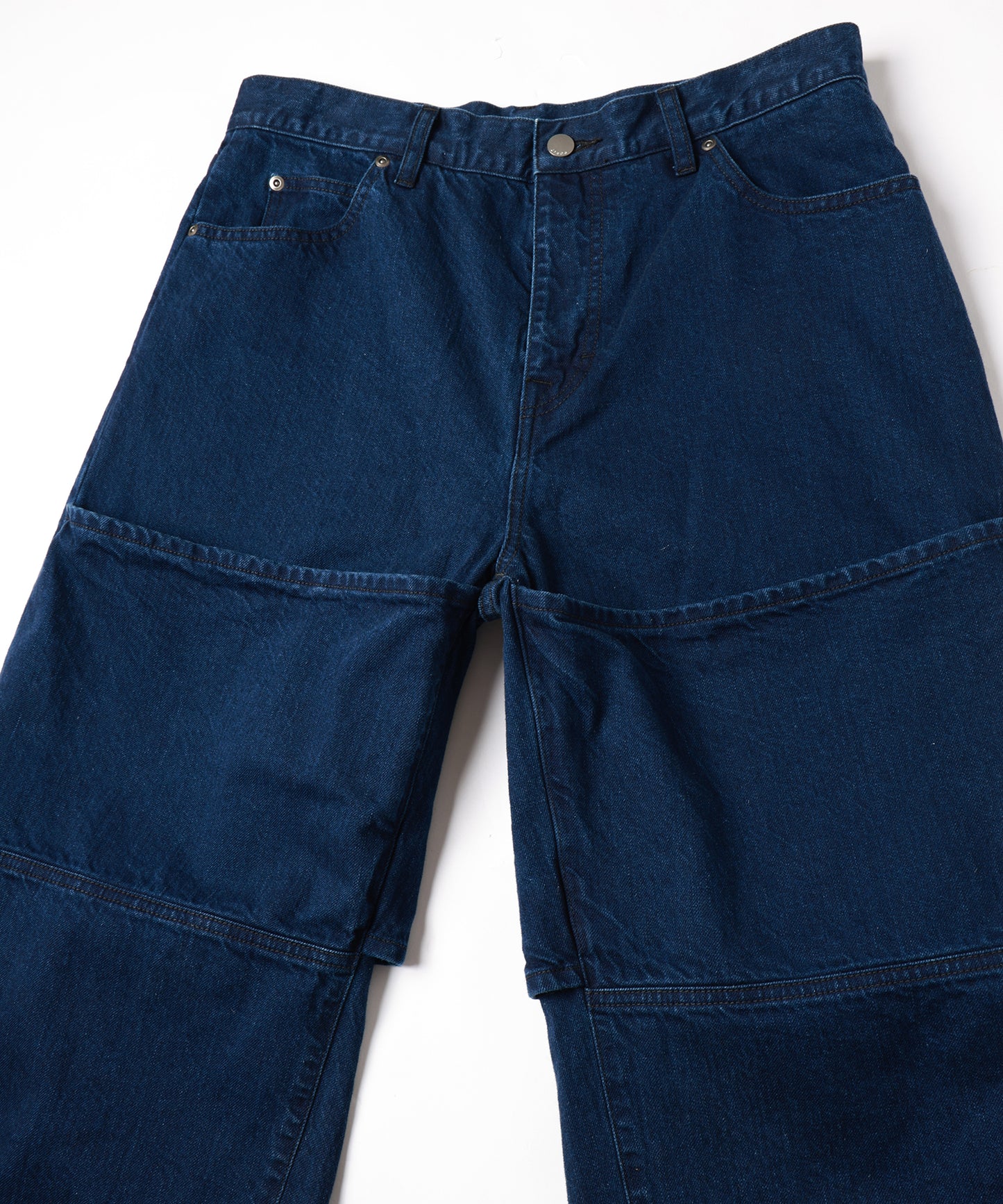 USED KNEE HIGH LAYERED DENIM